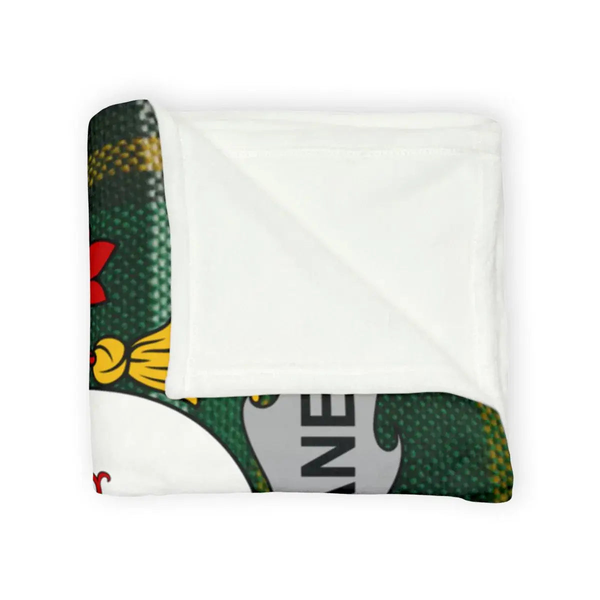Soft Warm Cozy Green Custom Design Blanket Product