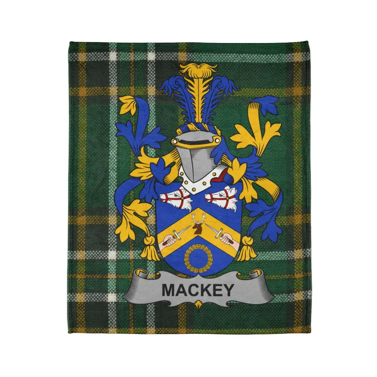 Mackey Family Crest Plaid Tartan Blanket product