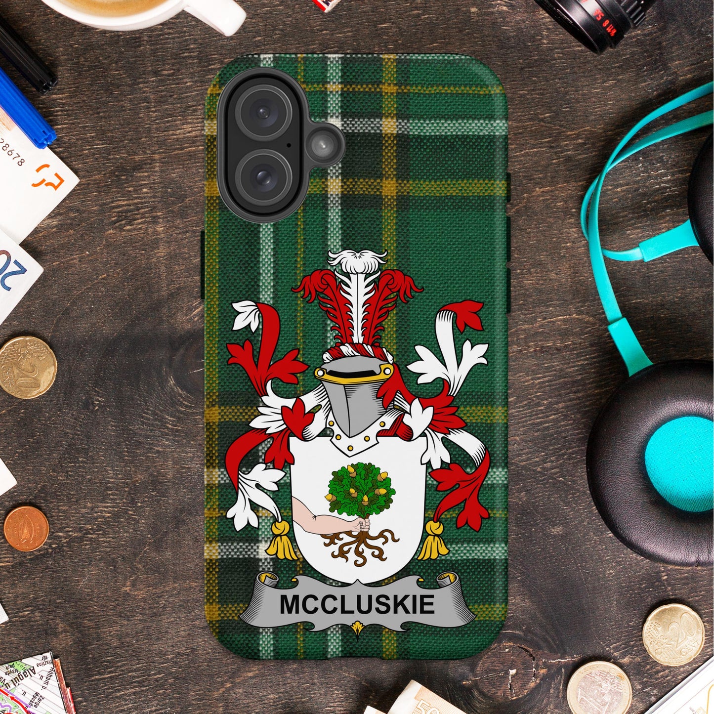 McCluskie Coat of Arms Printed Phone Case product