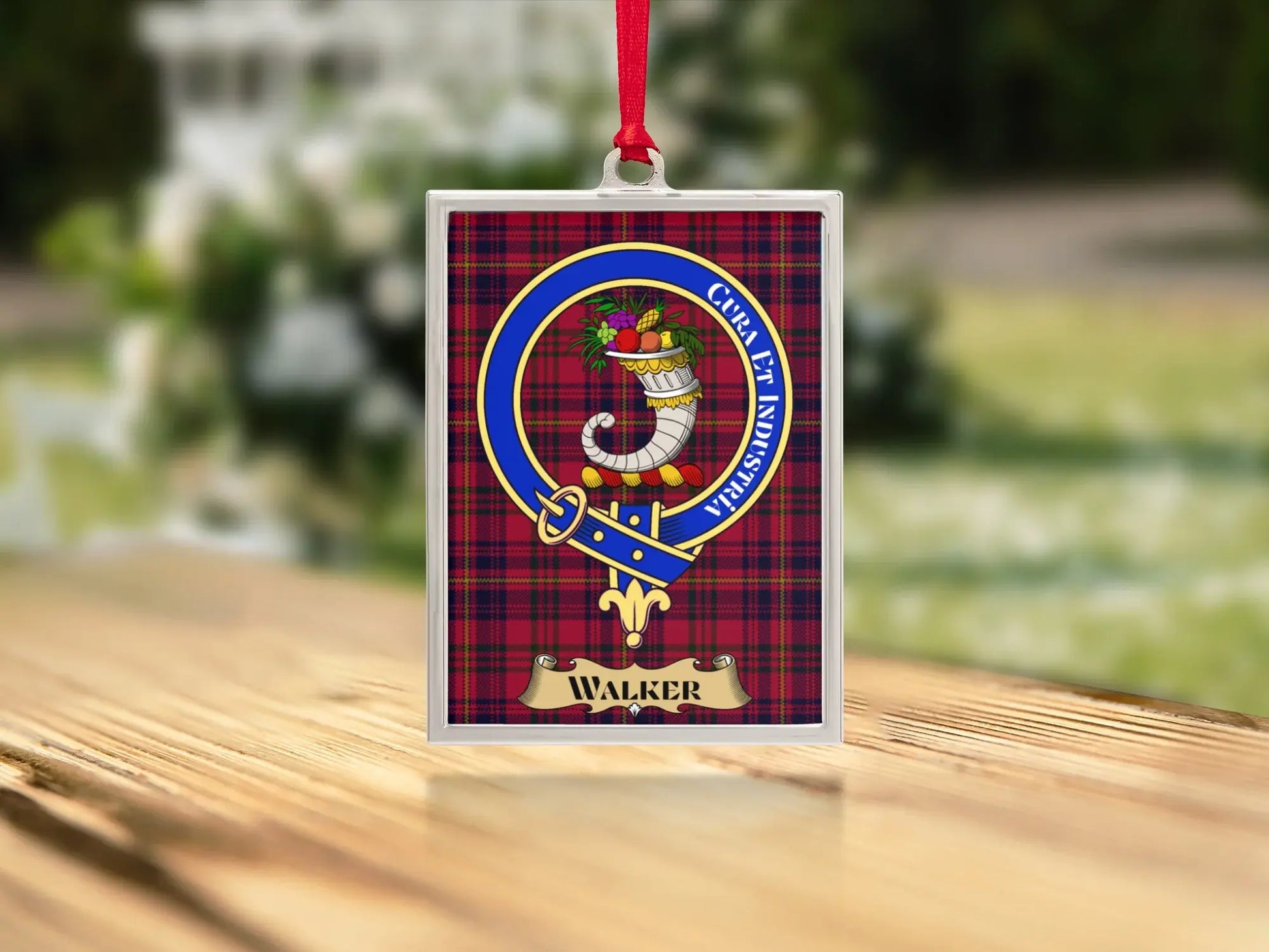 Clan Badge Crest Tartan Pattern Ornament product