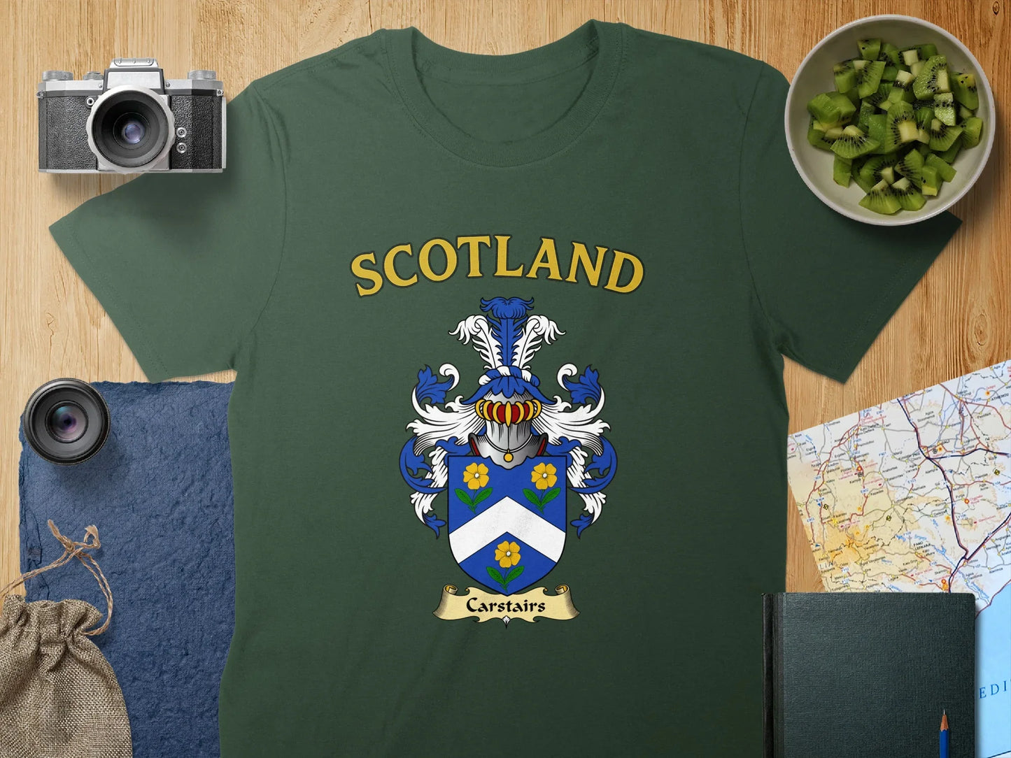 Authentic Scotland Carstairs Crest Graphic T-shirt product