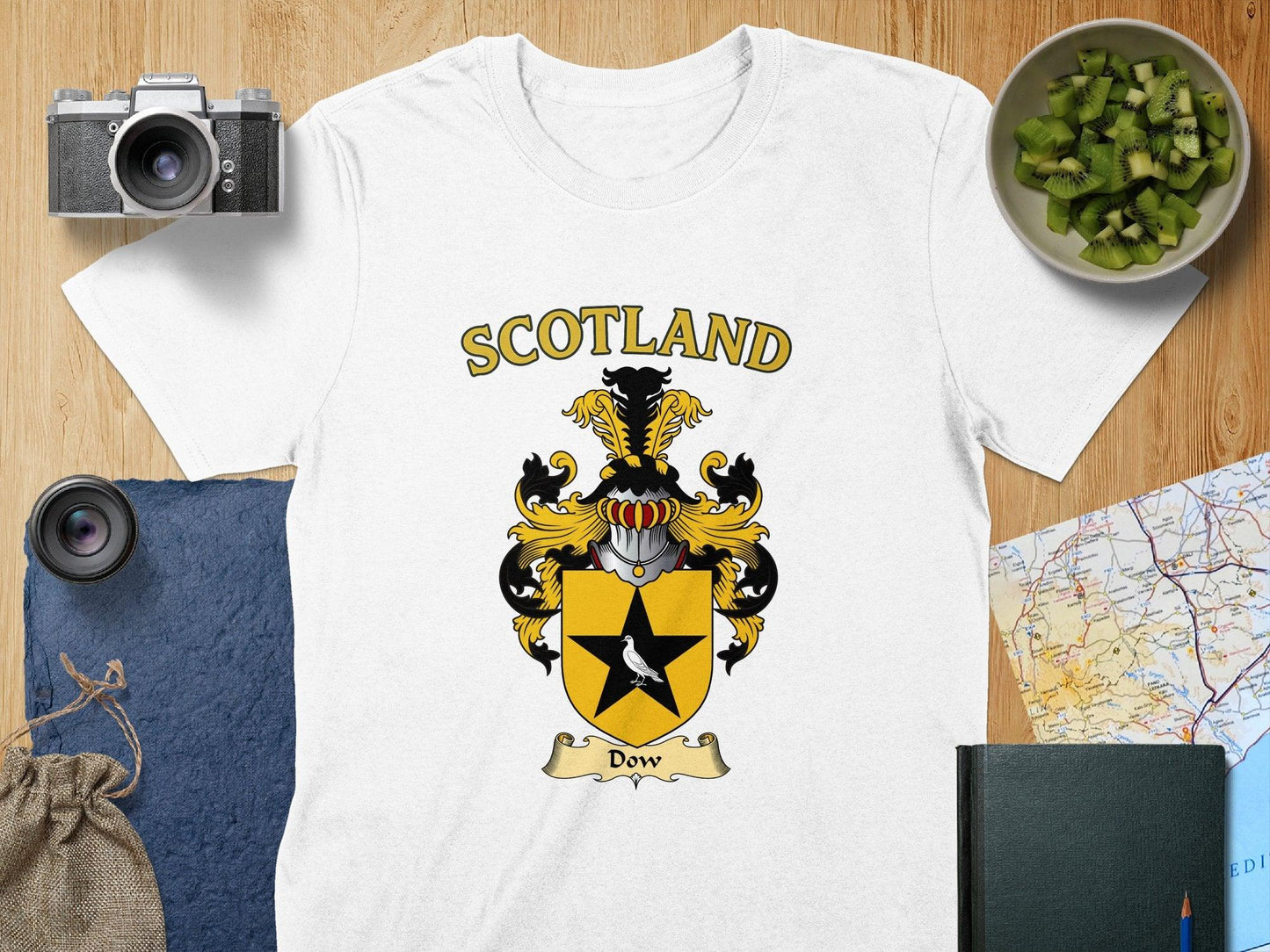 Scotland Daw Family Crest Emblem Graphic T-Shirt product type