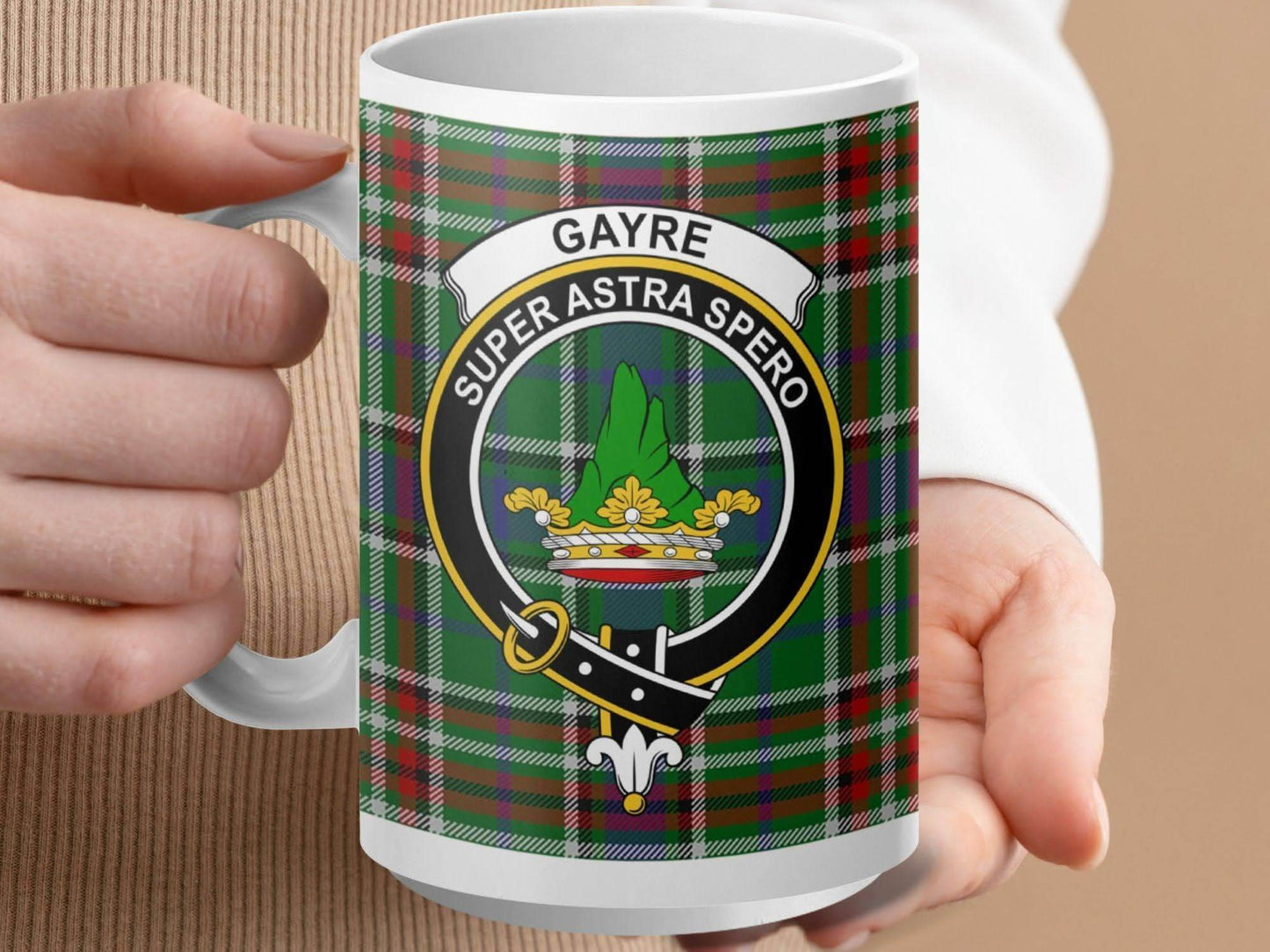 Gayre Super Astra Spero Plaid Design Mug product