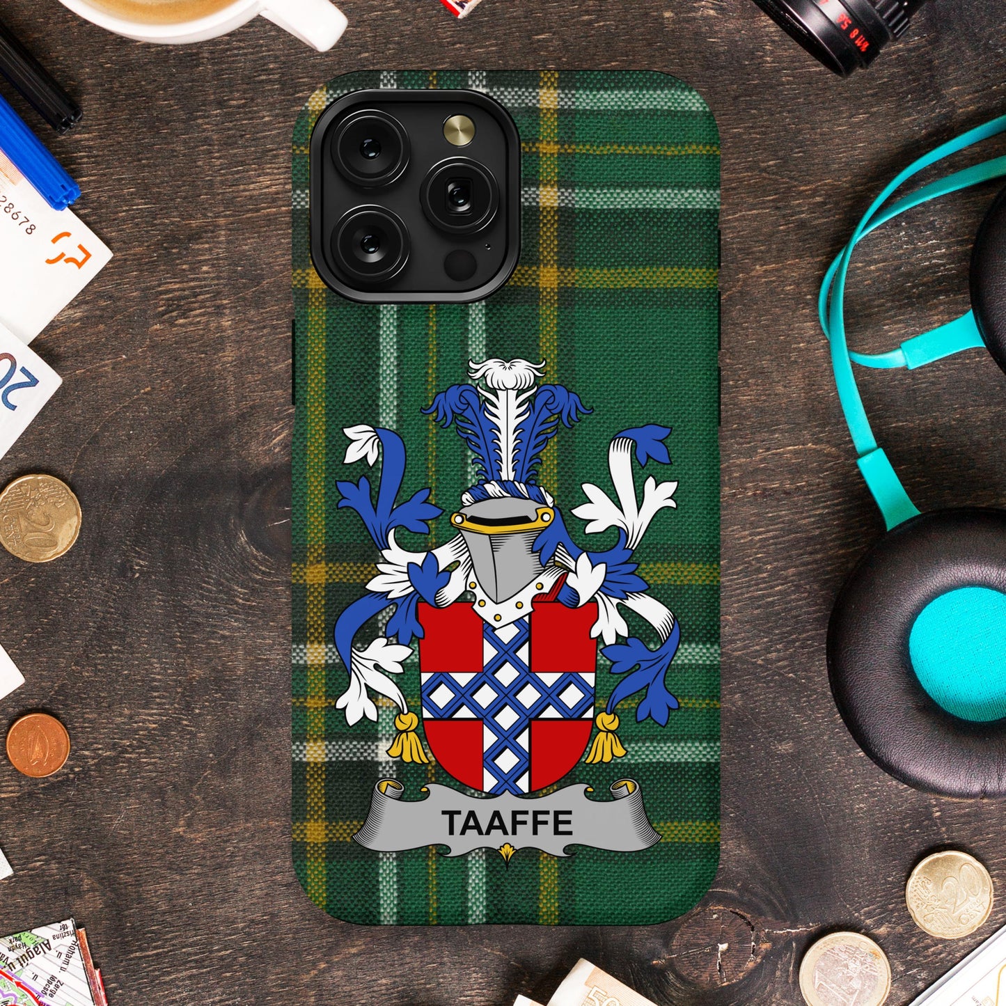 Custom Tartan Coat of Arms iPhone Case product type