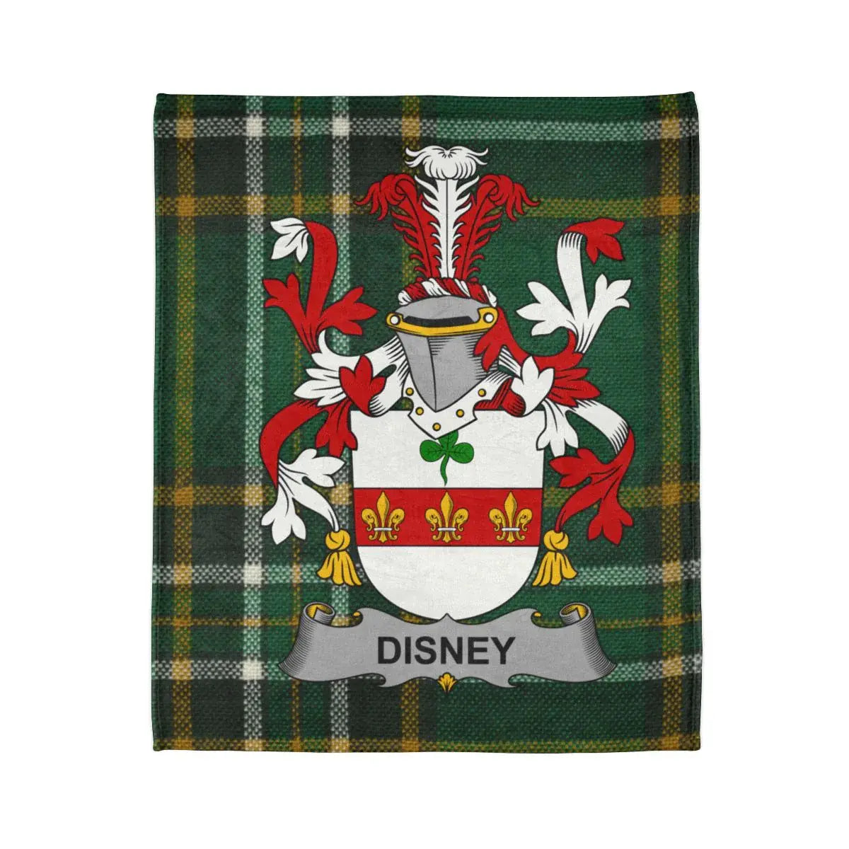 Disney Plaid Design with Crest Blanket product