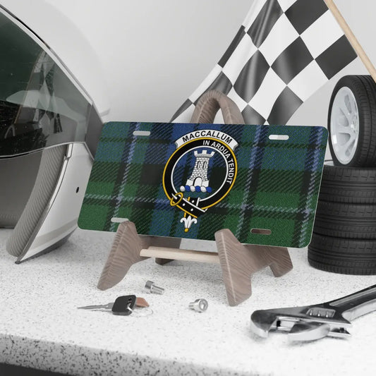 MacCallum Badge Blue Green Car Plate product