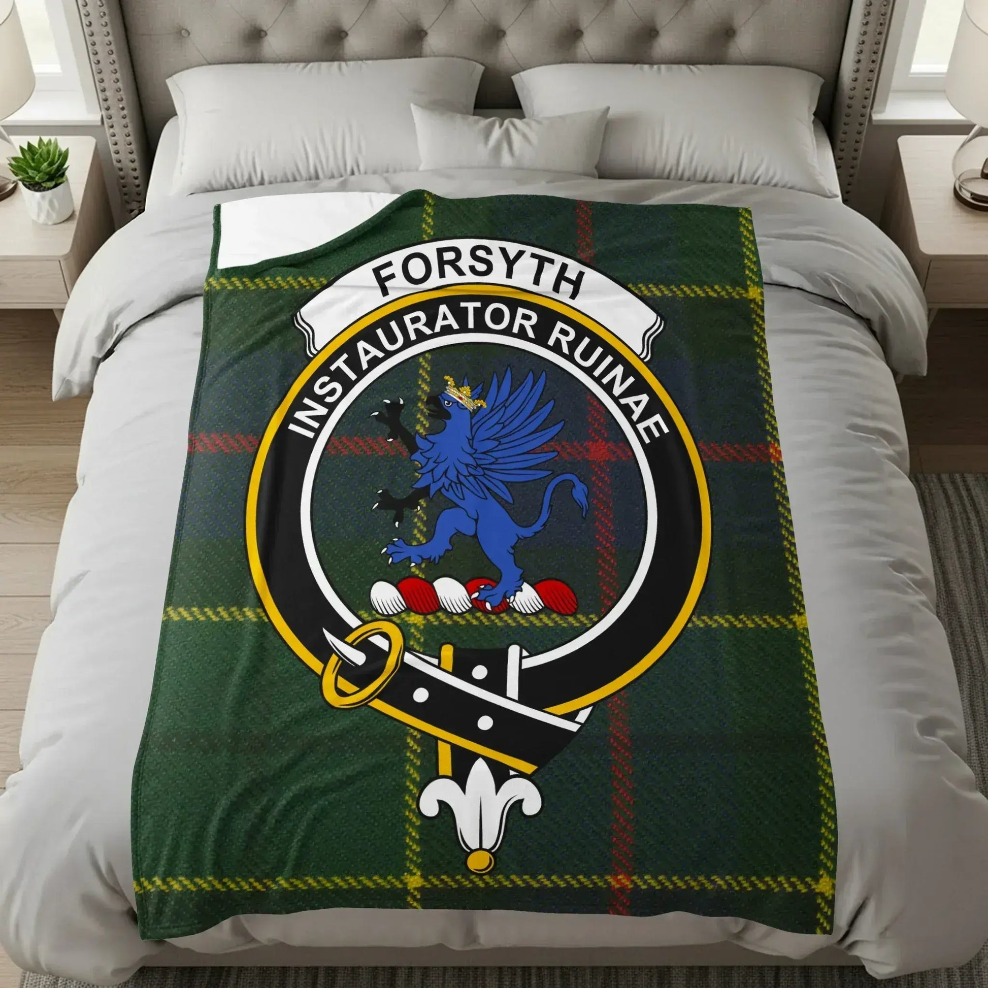 Forsyth Instaurator Ruinae Tartan Blanket product type