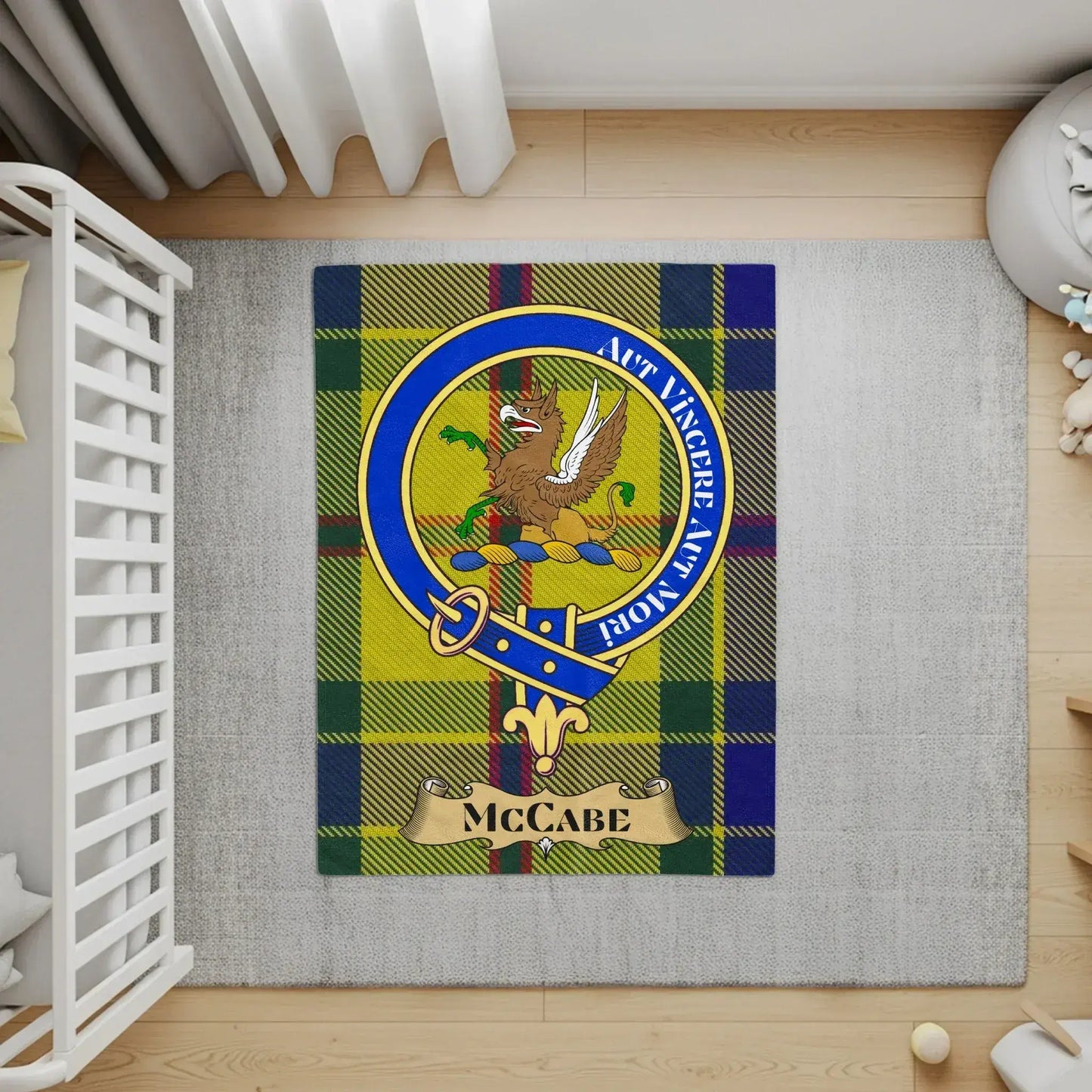 McCabe Act Wincere Aut Vincere Motto Rug product