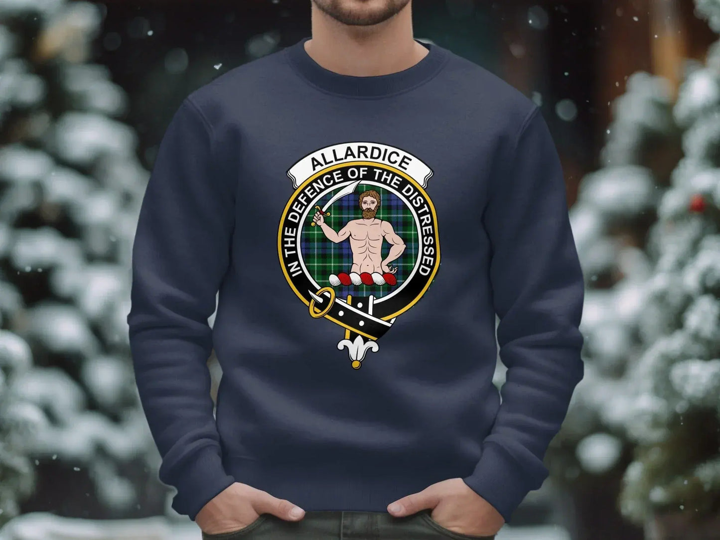 Allardice Family Crest Design Comfortable Sweater product
