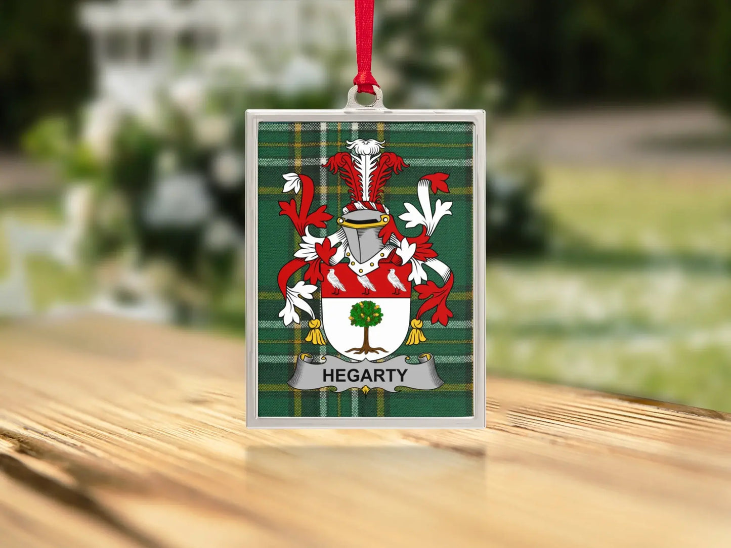 Hegarty Family Crest Ornament Unique Customizable product