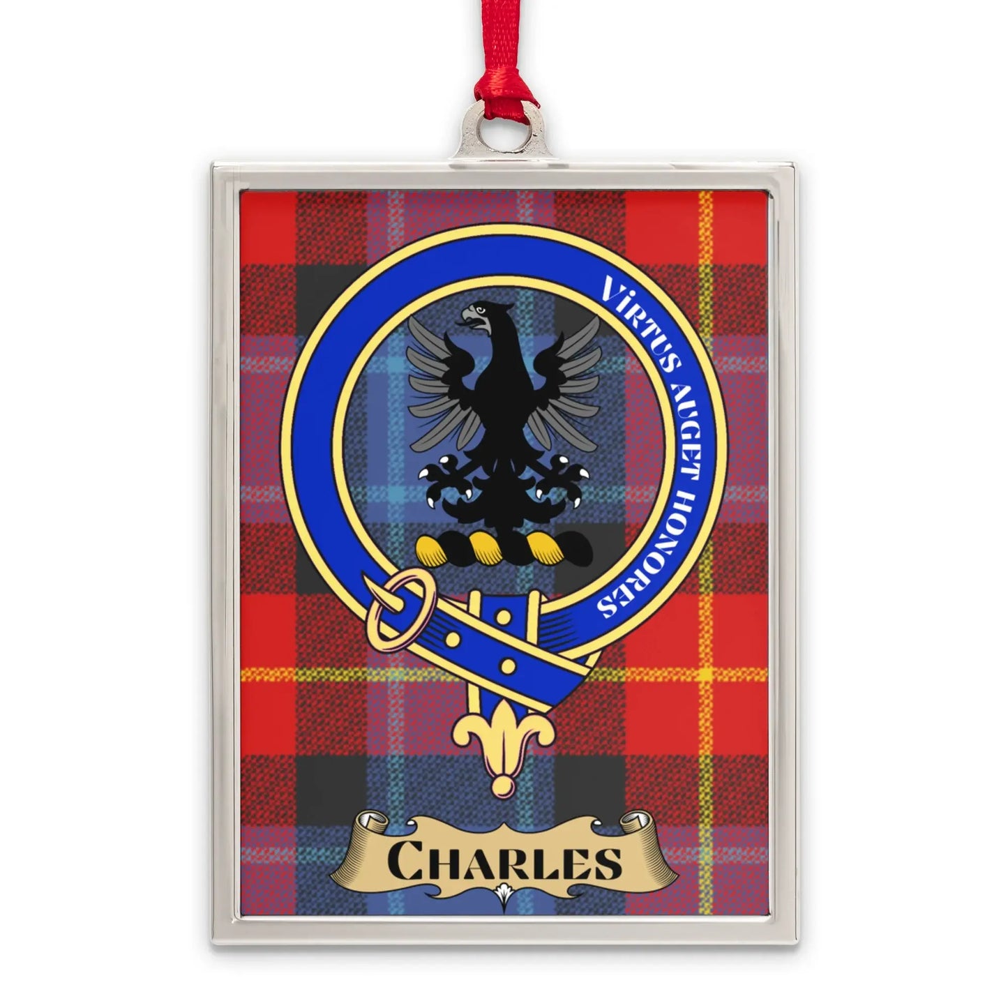 Clan Crest Tartan Personalized Ornament product