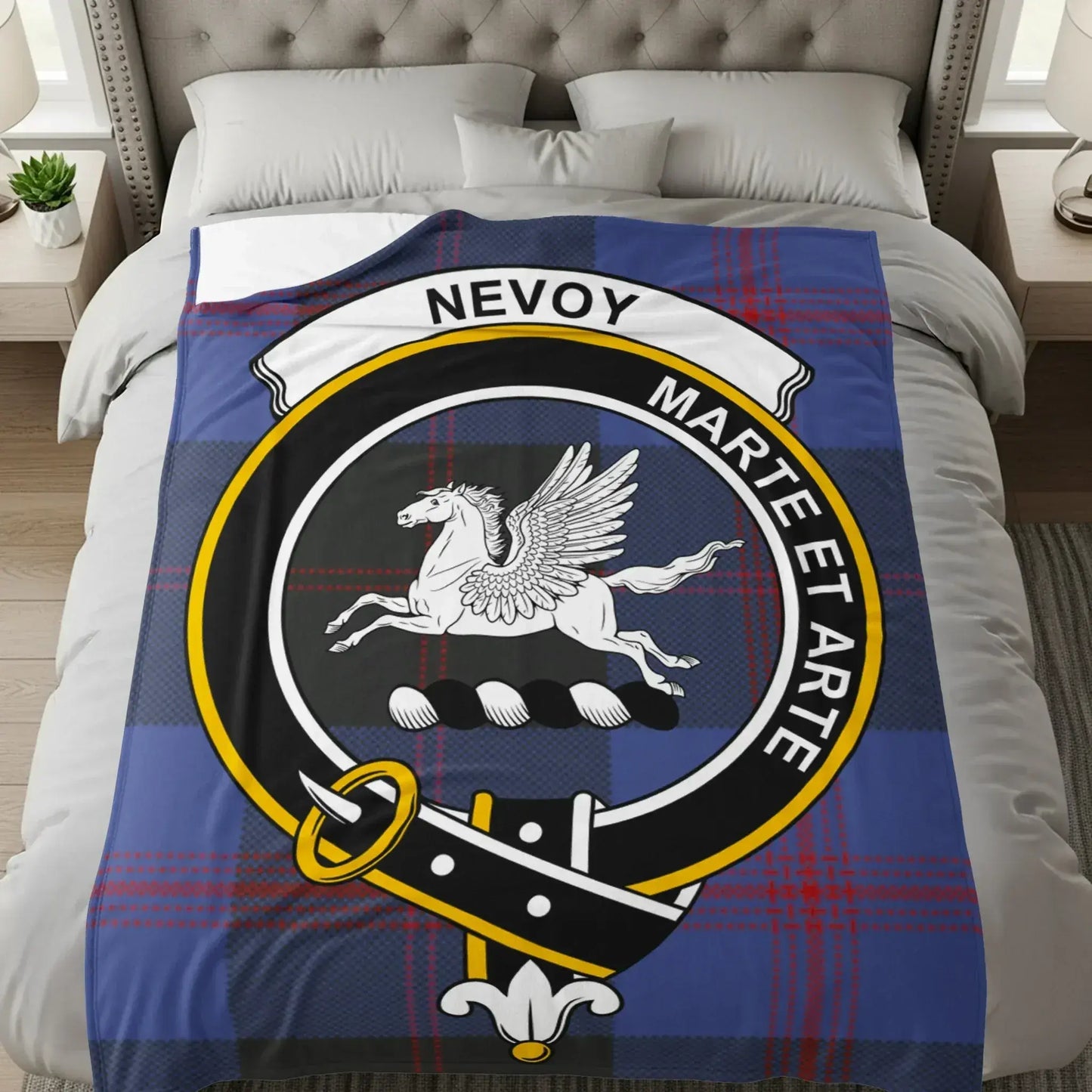 Custom Clan Crest Throw Blanket product type
