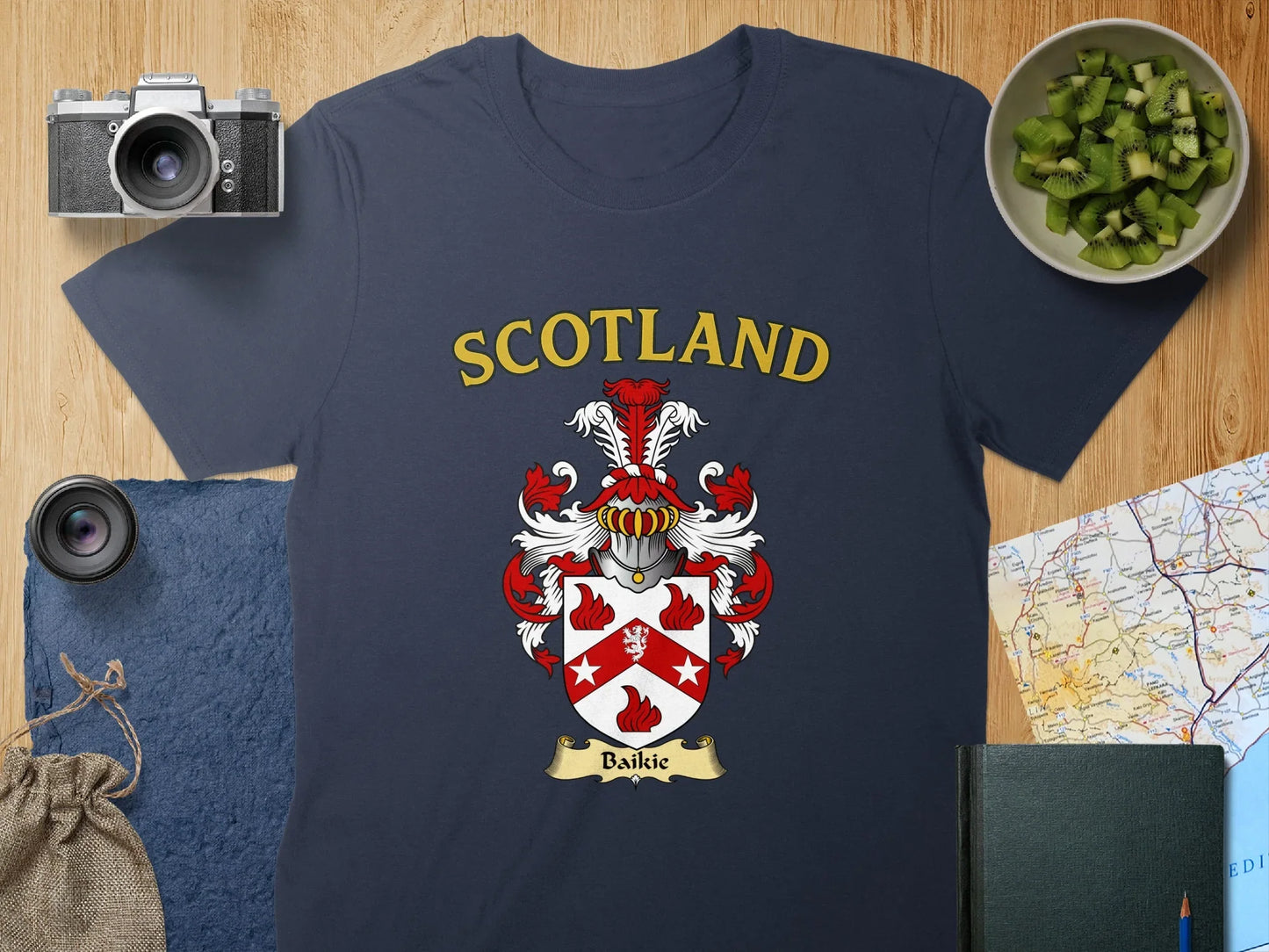 Scotland Family Crest Graphic Tee Shirt Product