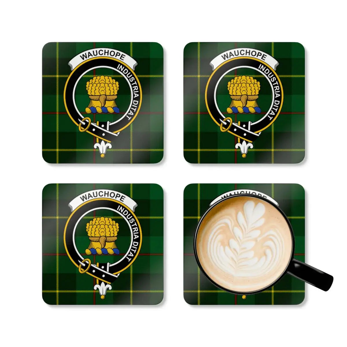 Wauchope Industra Ditat Plaid Coasters Set product type