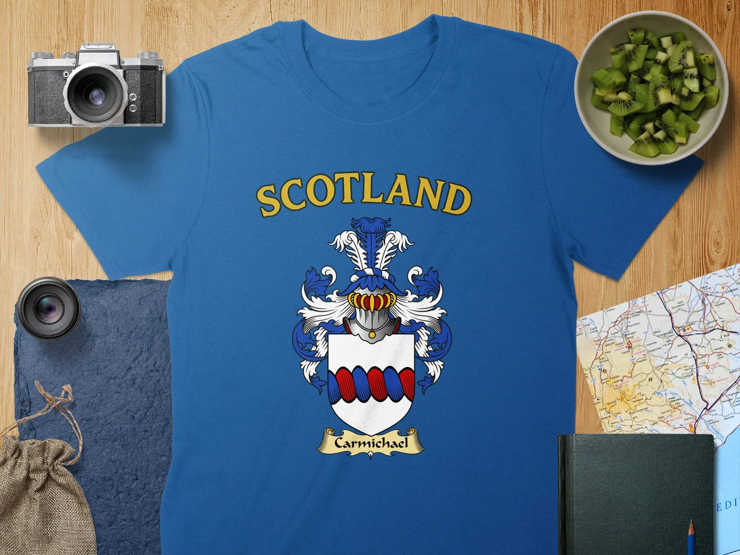 Scotland Carmichael Family Crest Graphic T-Shirt product