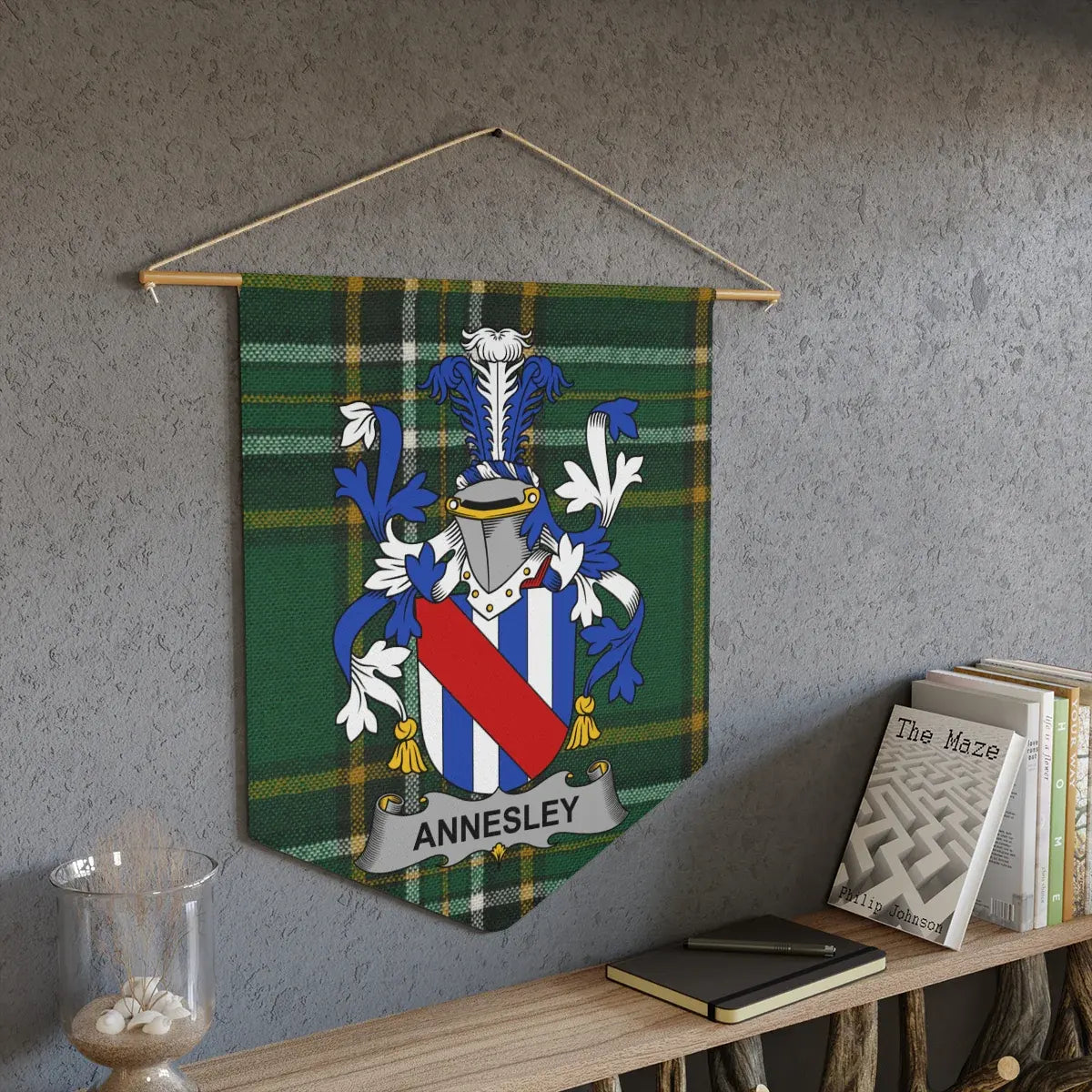 Annesley Family Crest Wall Hanging Tapestry product