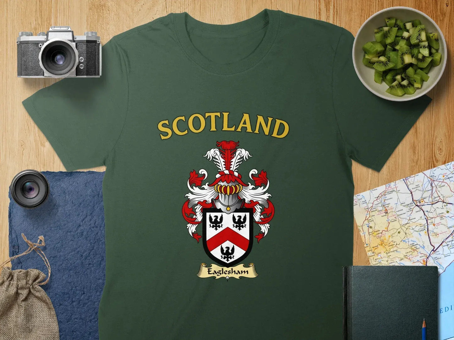 Scotland Eaglesham Crest Graphic Tee shirt product type