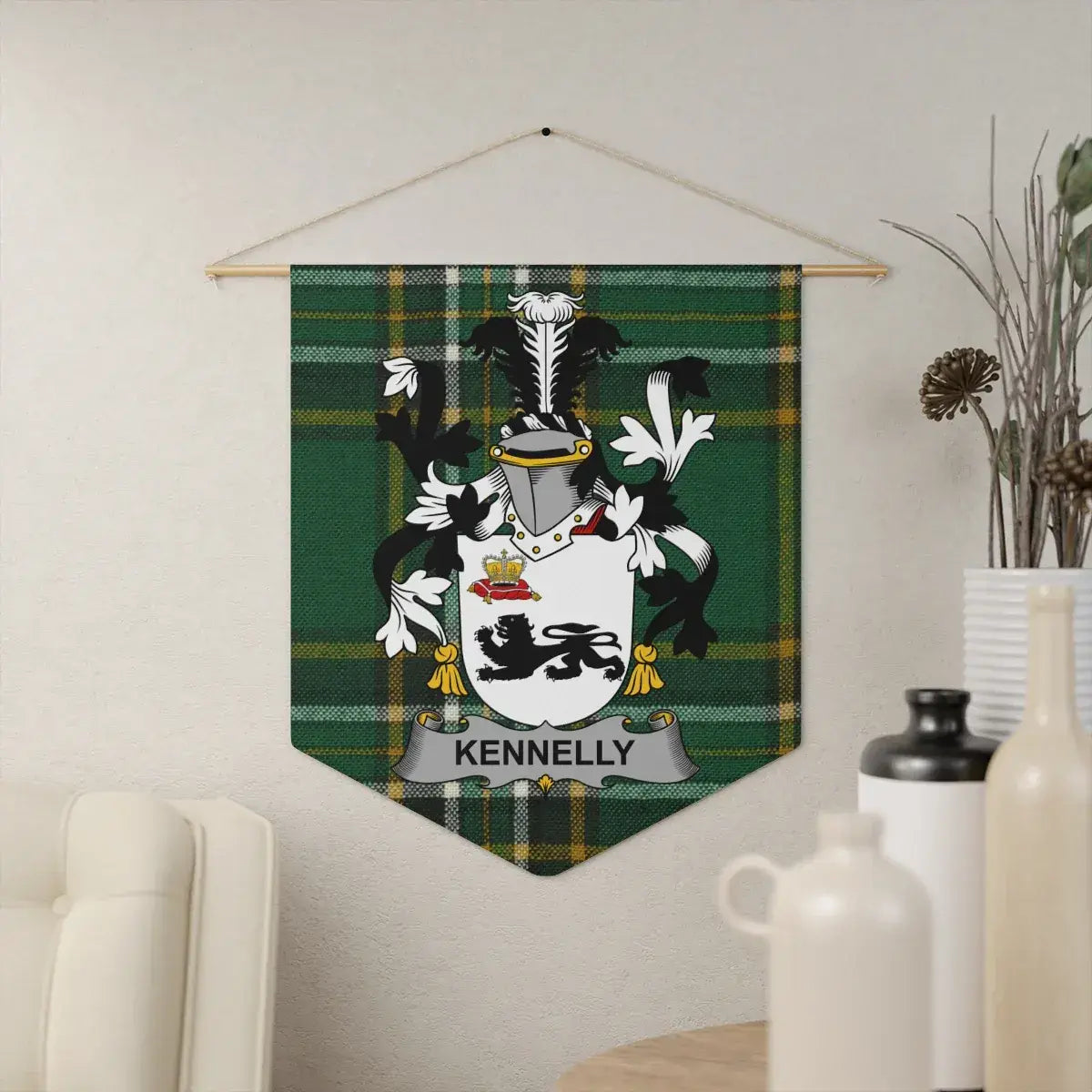Kennelly Family Crest Wall Hanging Decor product