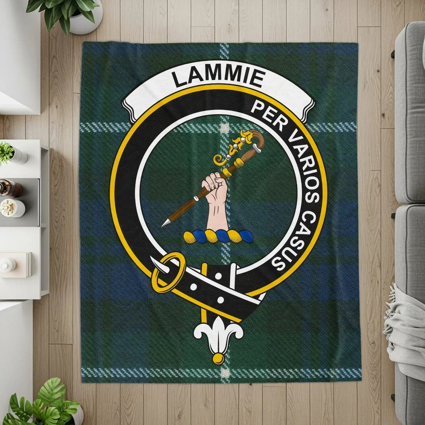 Lammie Per Varios Casus Tartan Blanket product