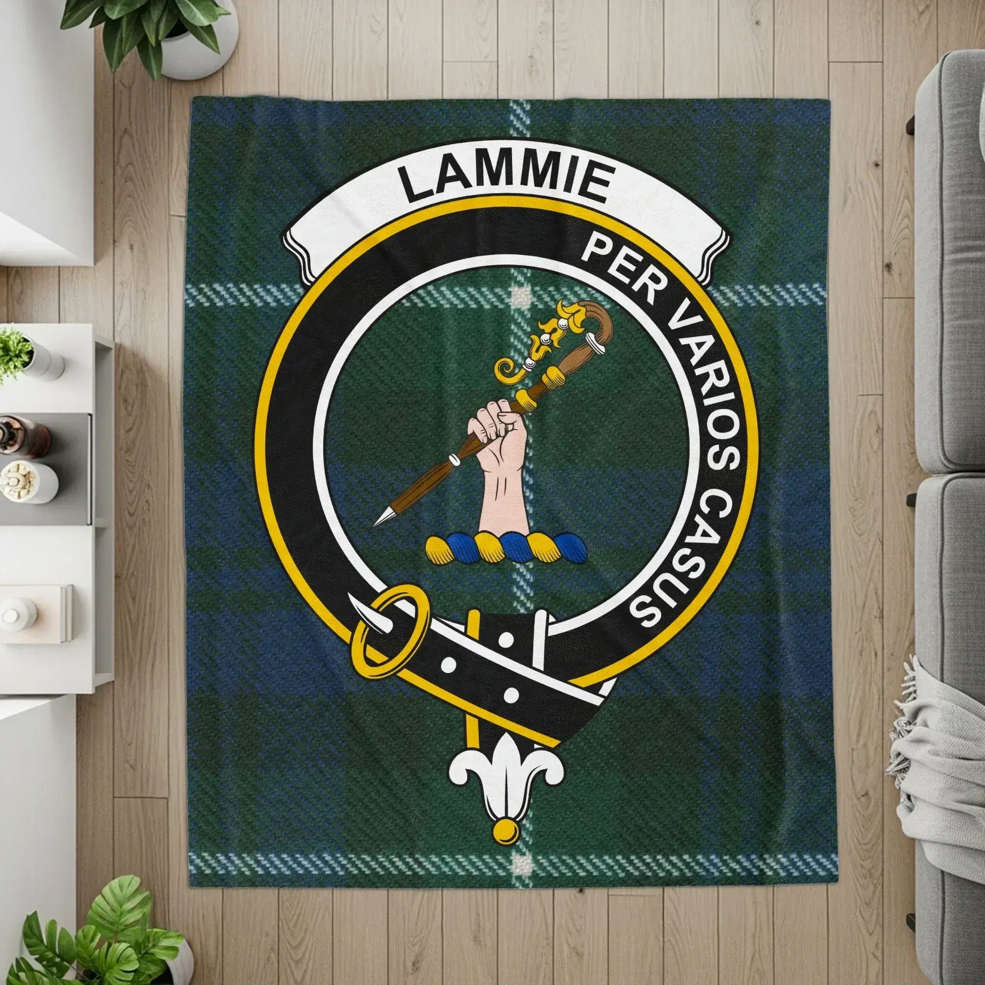 Lammie Per Varios Casus Tartan Blanket product