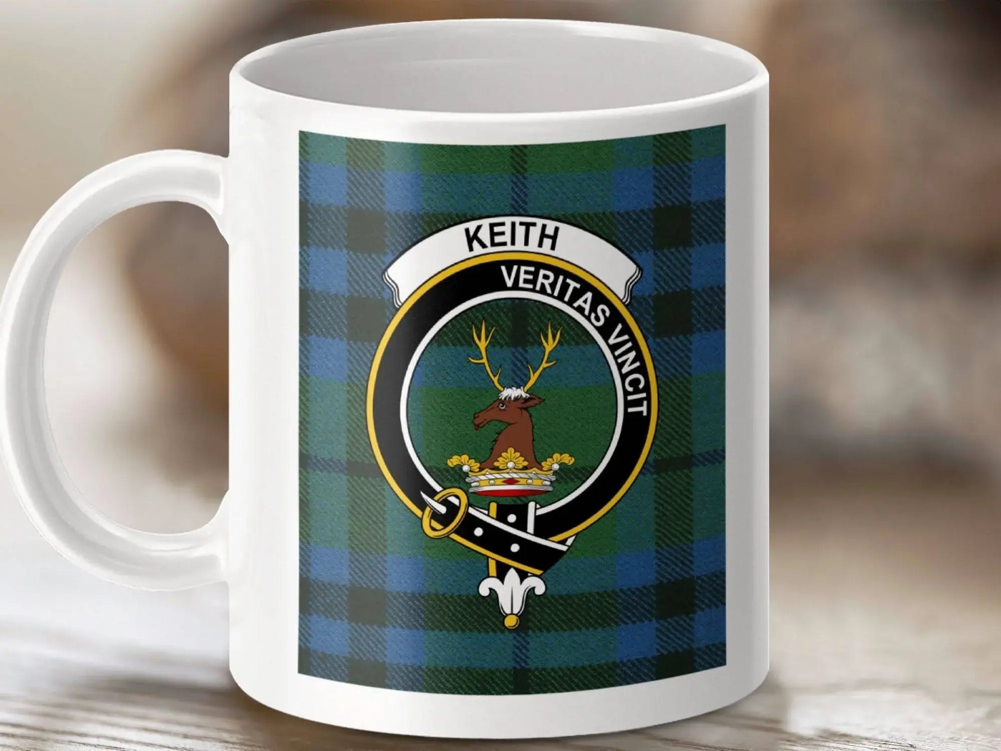 Personalized Keith Veritas Vincit Tartan Mug product
