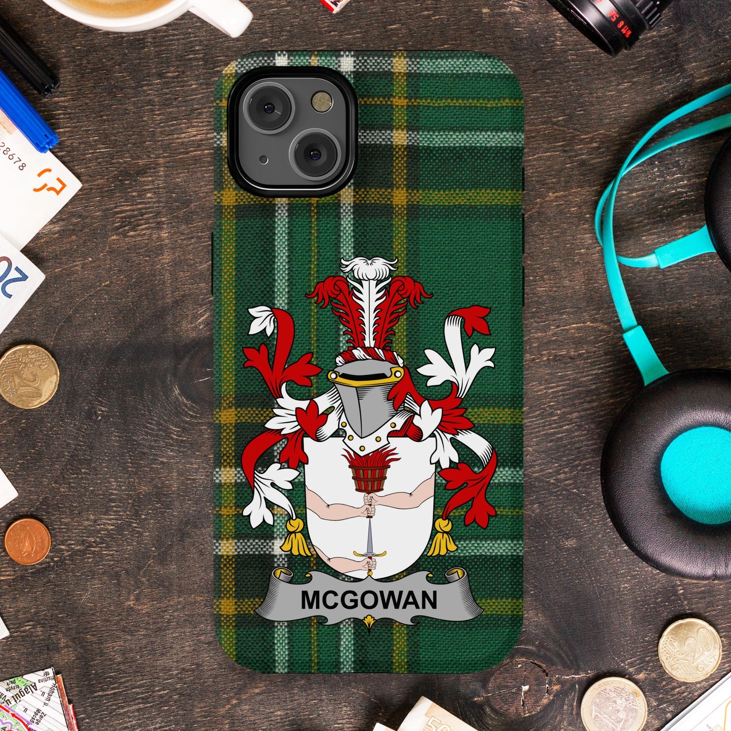Personalized McGowan Coat of Arms Phone Case product