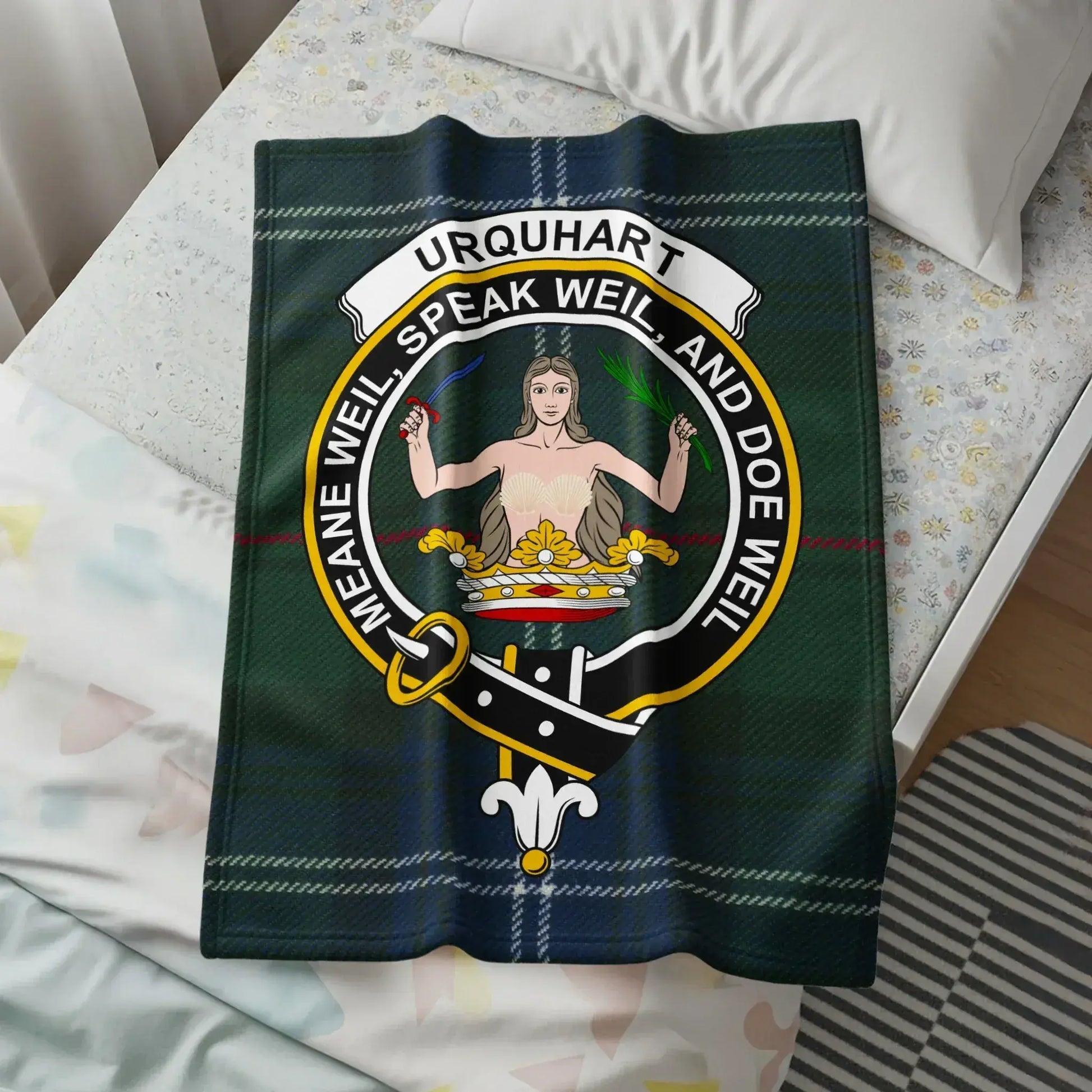 Urquhart Speak Weil and Do Weil Print Blanket product