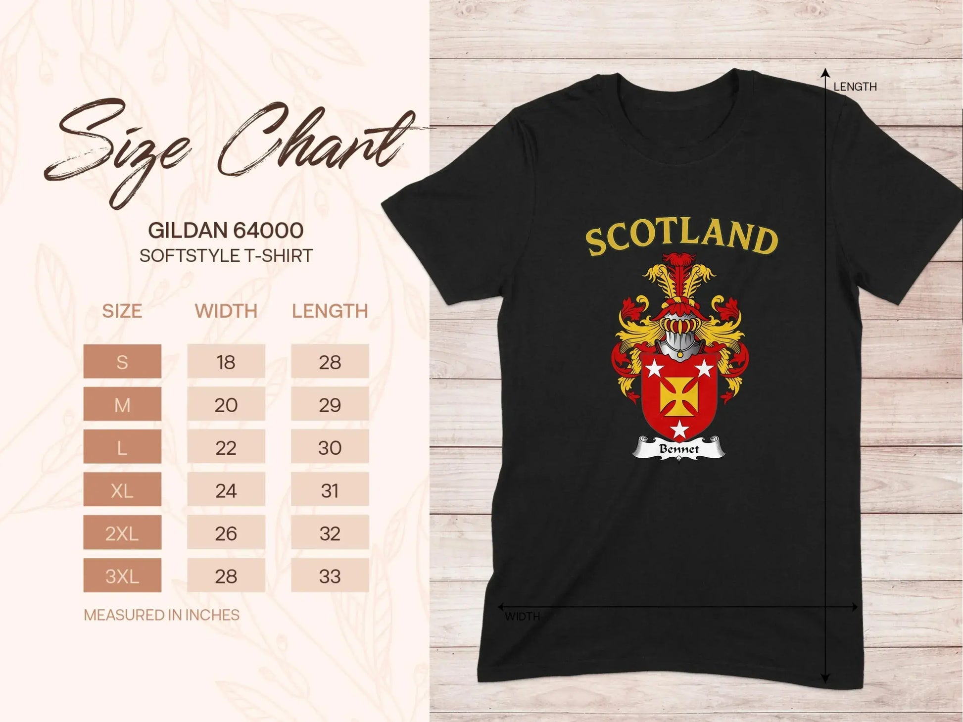 Scotland Themed Graphic Softstyle T-shirt product type