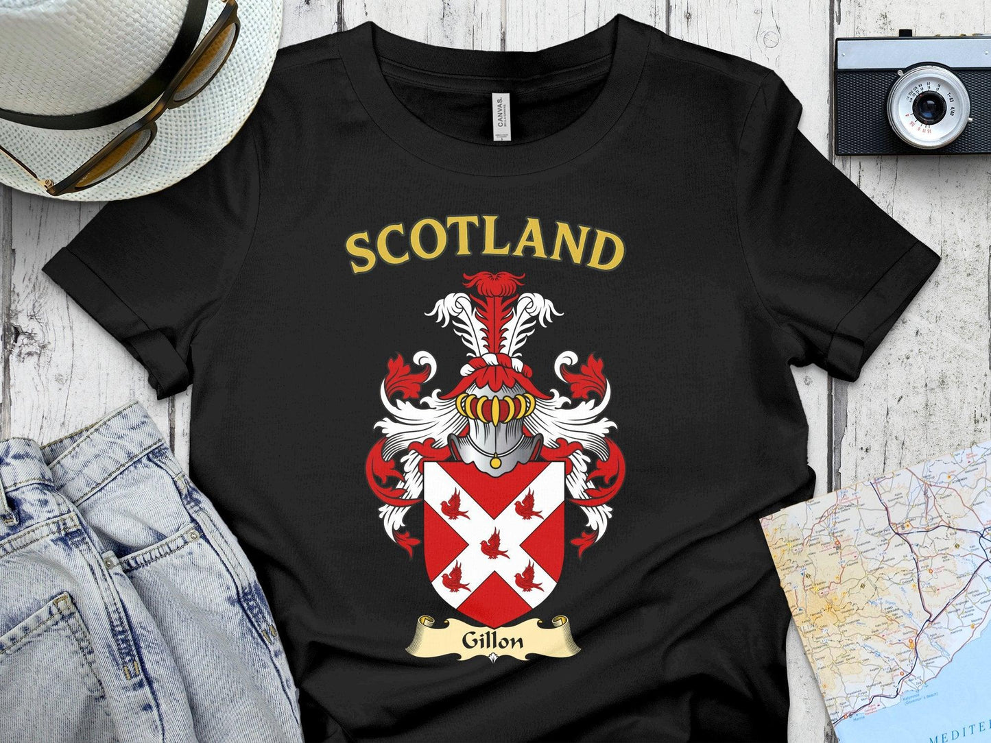 Scotland Gillon Family Crest Heritage T-Shirt product
