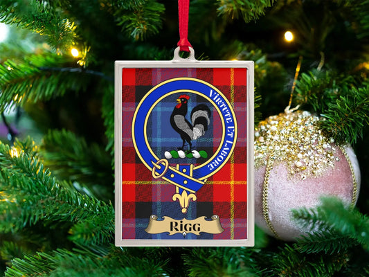 Custom Scottish Clan Christmas Ornament product