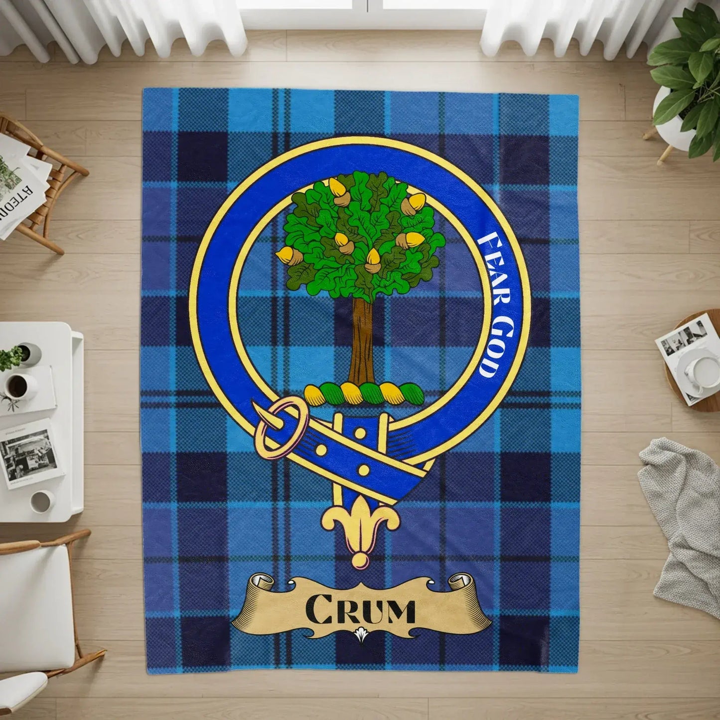 Fear God Crum Custom Home Decor Rug product type