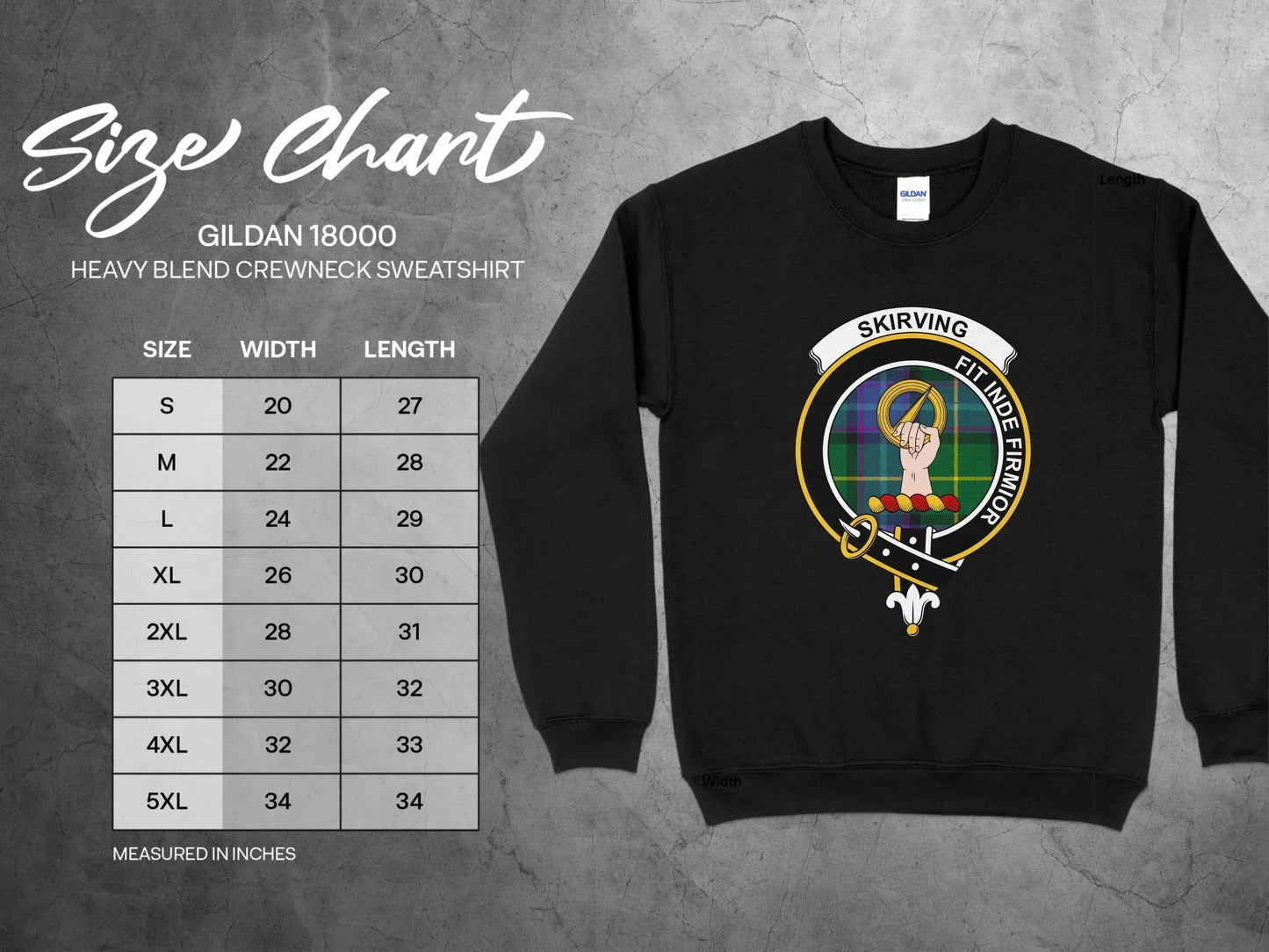 Skirving Heritage Clan Crest Heavy Blend Sweatshirt product