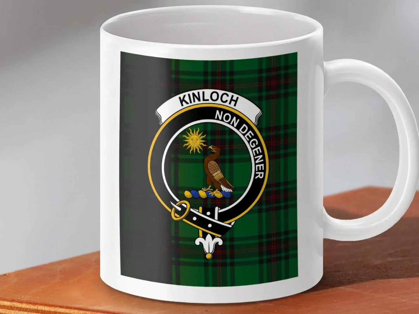 Kinloch Non Degener Plaid Clan Crest Mug product