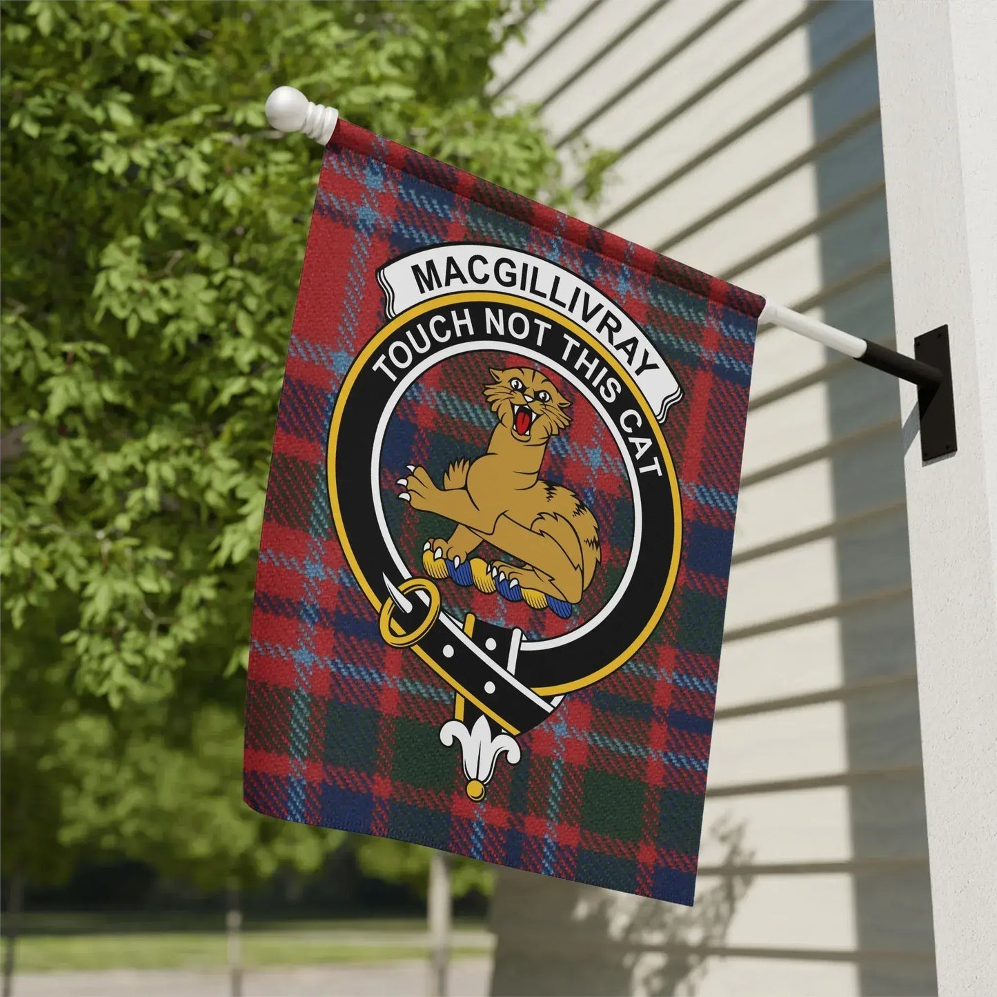 Touch Not This Cat MacGillivray Clan Flag Banner product type