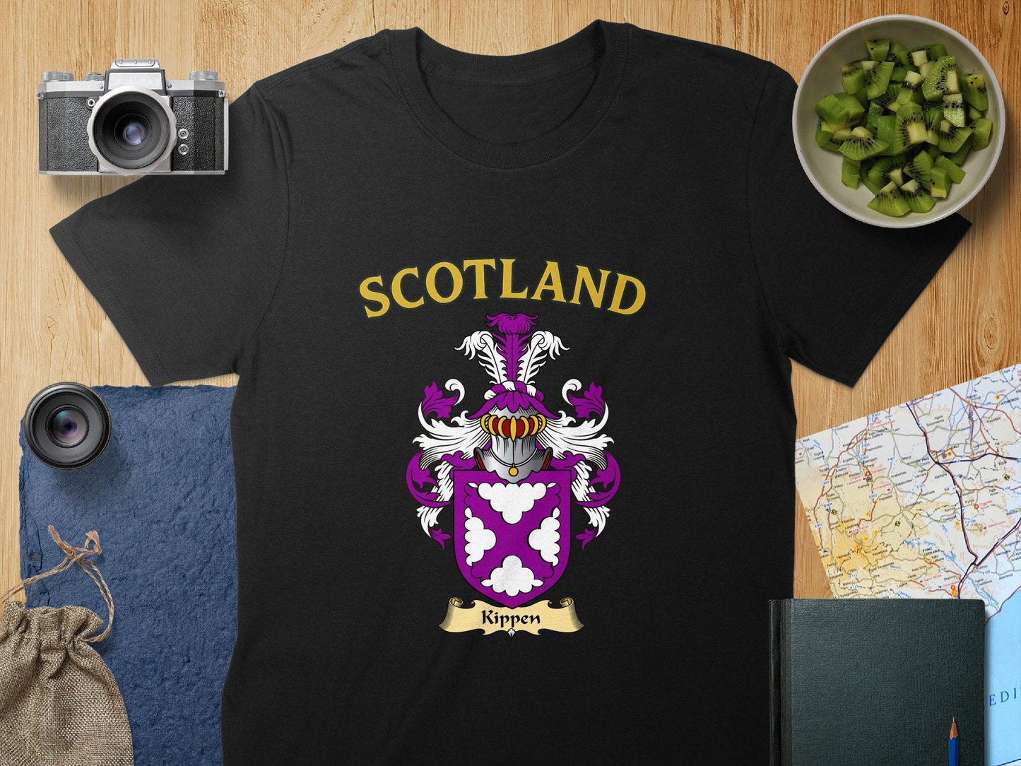 Scotland Coat of Arms Crest Kippen T-shirt product