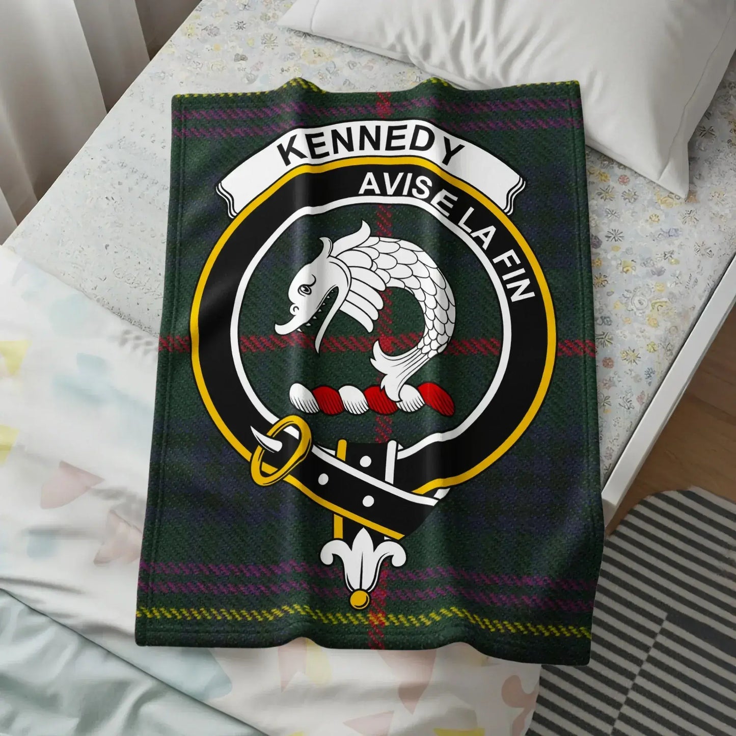 Kennedy AVISE LA FIN Plaid Custom Blanket product