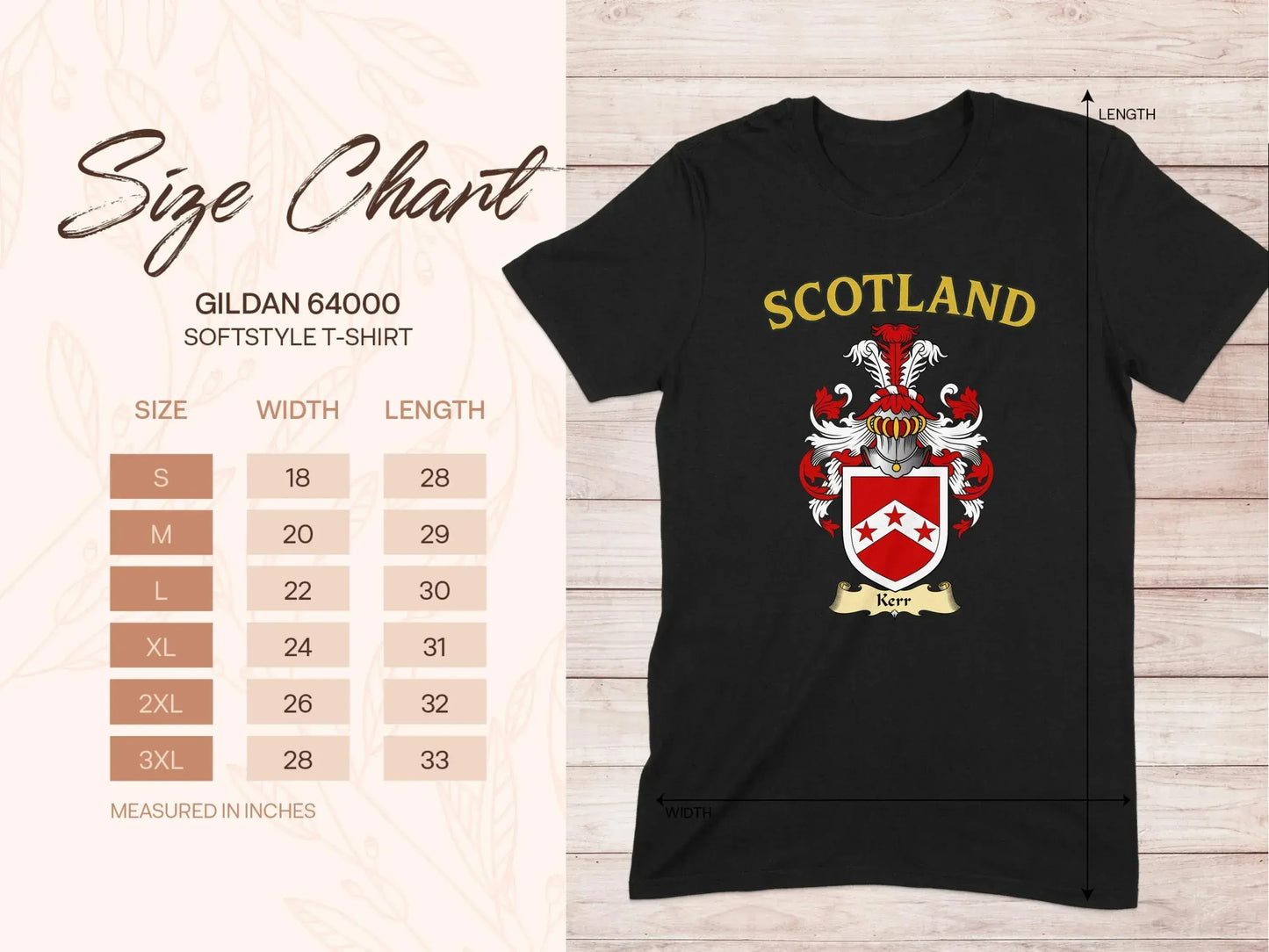 Scotland Kerr Family Crest Softstyle T-Shirt product
