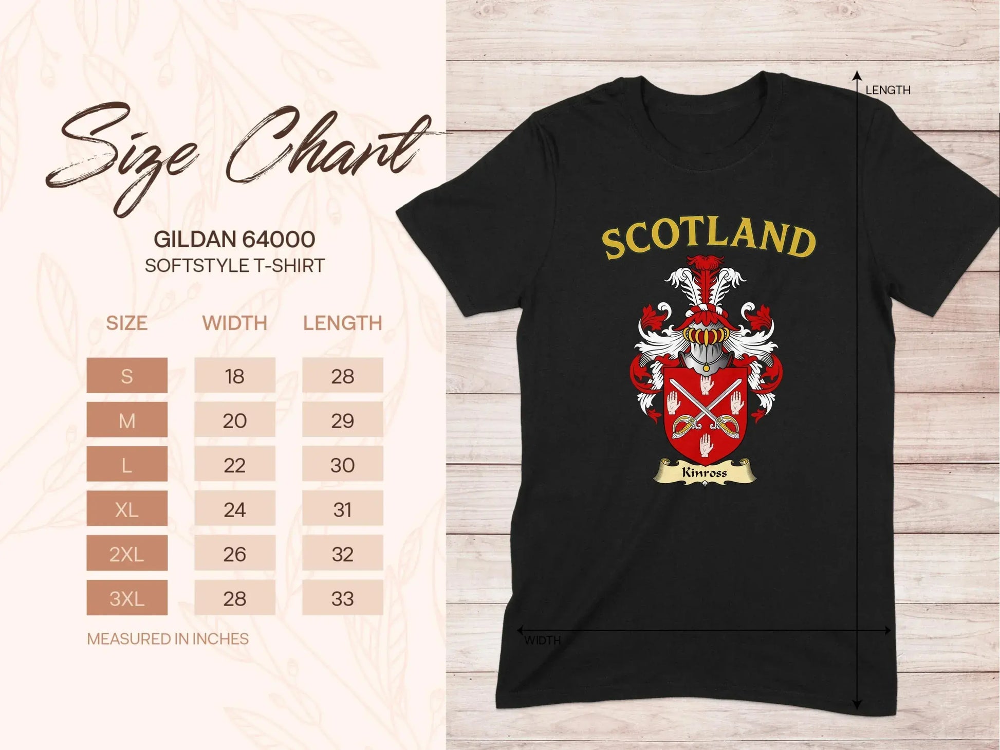 Scotland Heritage Family Crest Softstyle T-Shirt product type