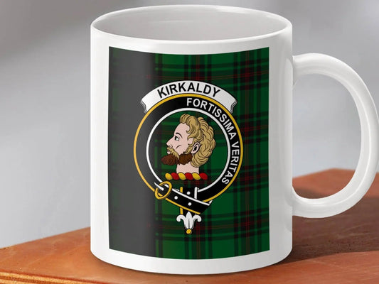 Kirkaldy Fortissima Veritas Clan Crest Mug product