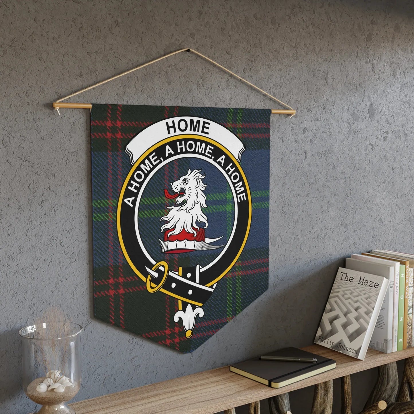 Vintage Scottish Clan Home Tartan Wall Banner product type
