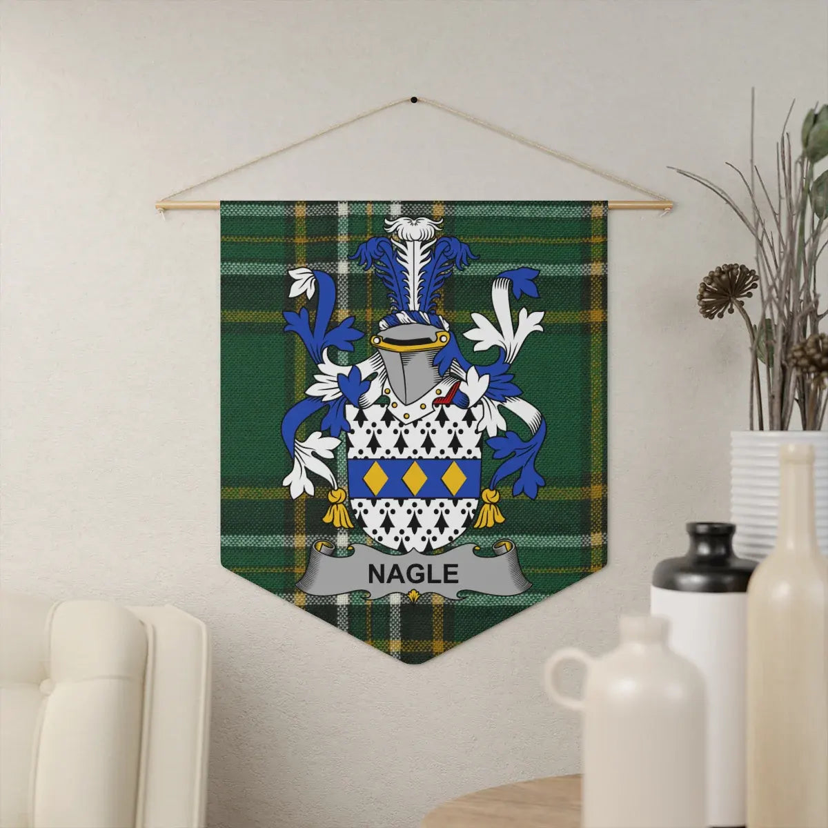 Nagle Family Crest Wall Hanging Decor product