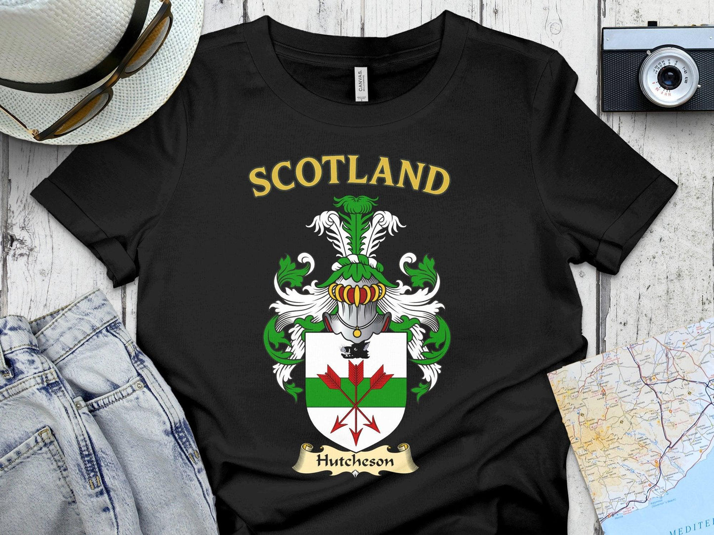 Scotland Hutcheson Crest Family Name Shirt product