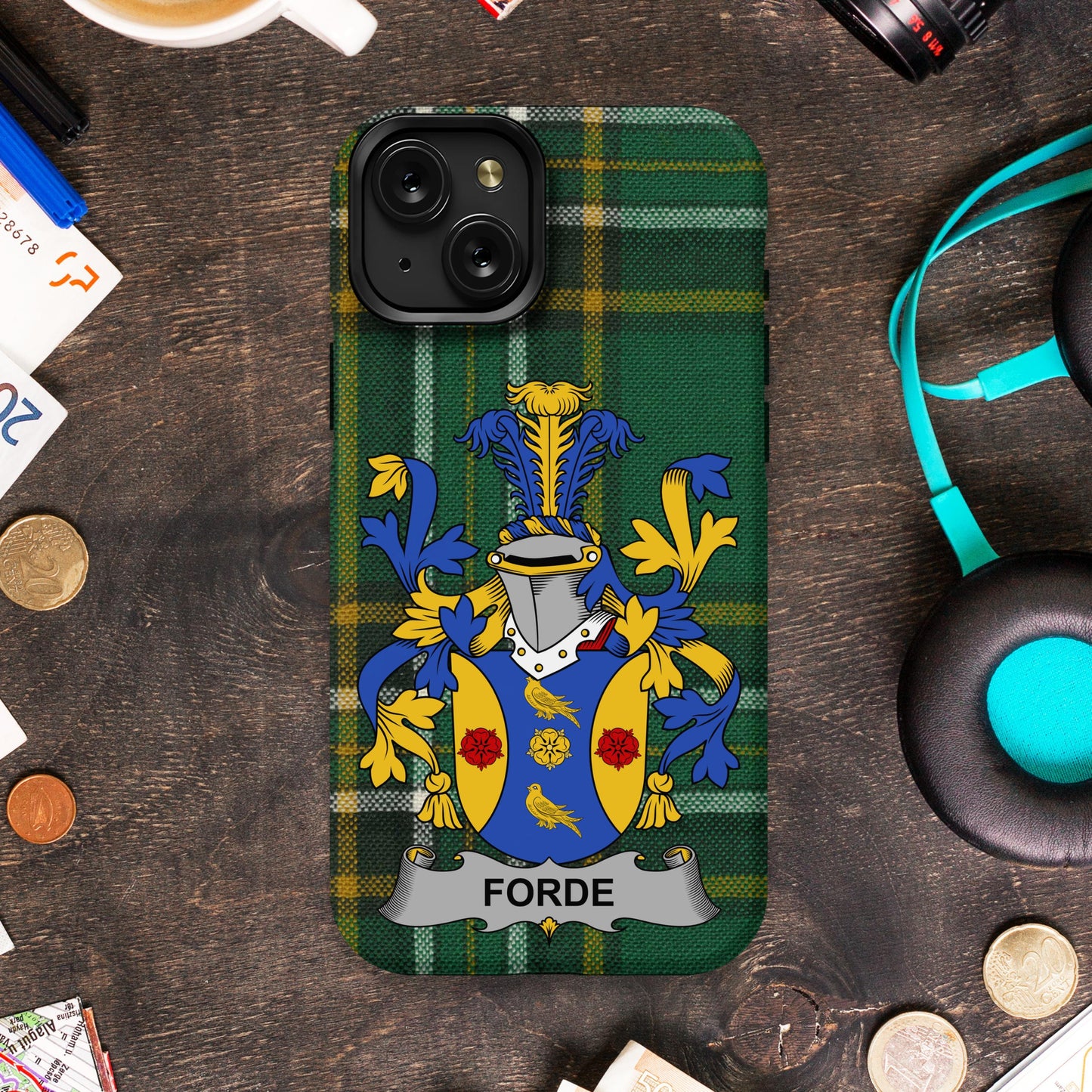 Forde Family Crest Design Phone Cover product