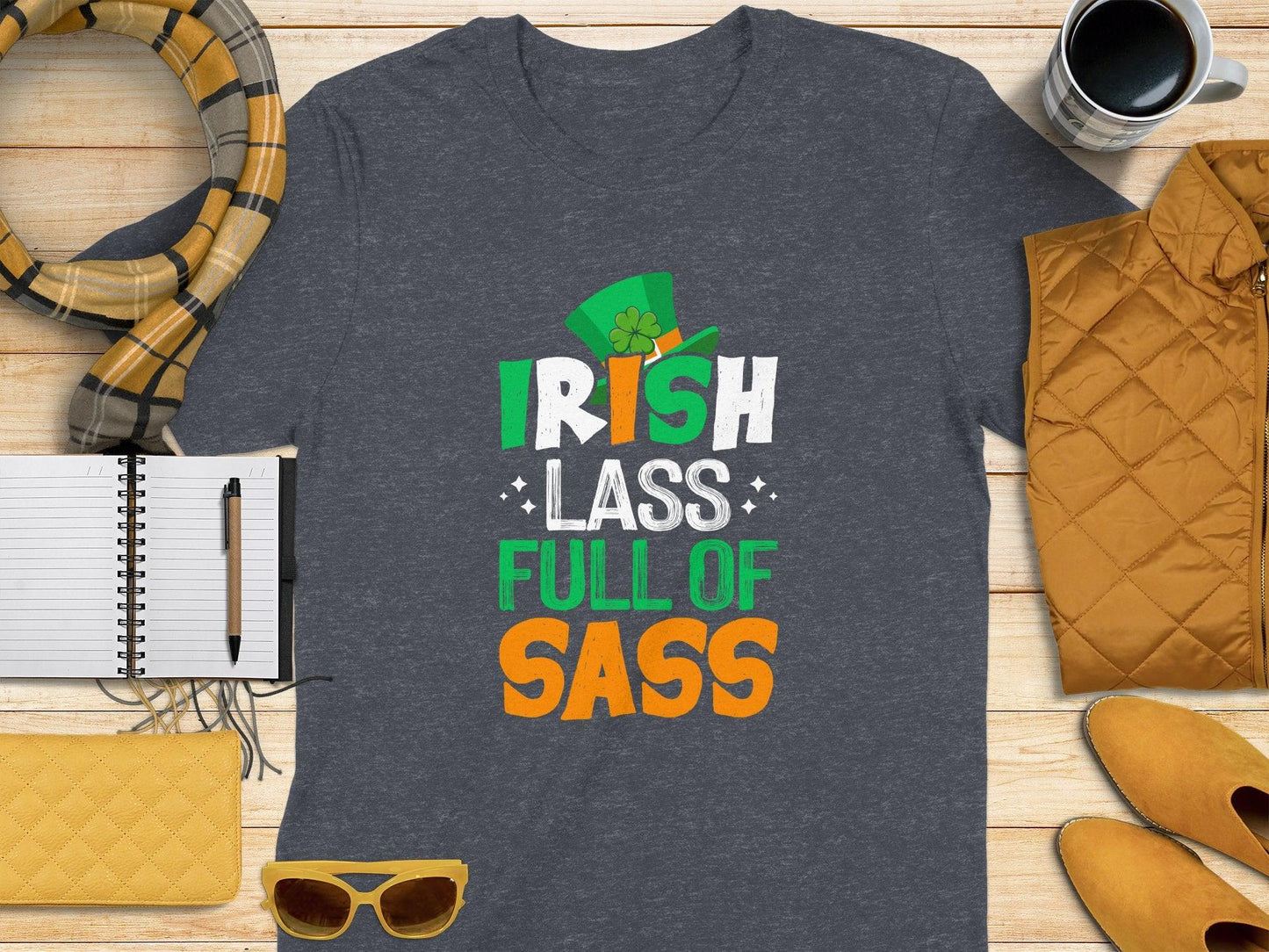 I IS FULL OF SASS Funny Graphic Printed t-shirt - Celtic Ancestry Gifts