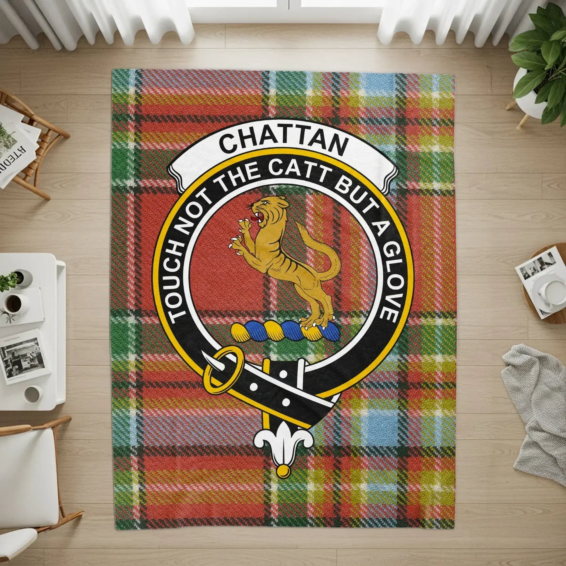 Touch Not The Cat But A Glove Chattan Clan Crest product type