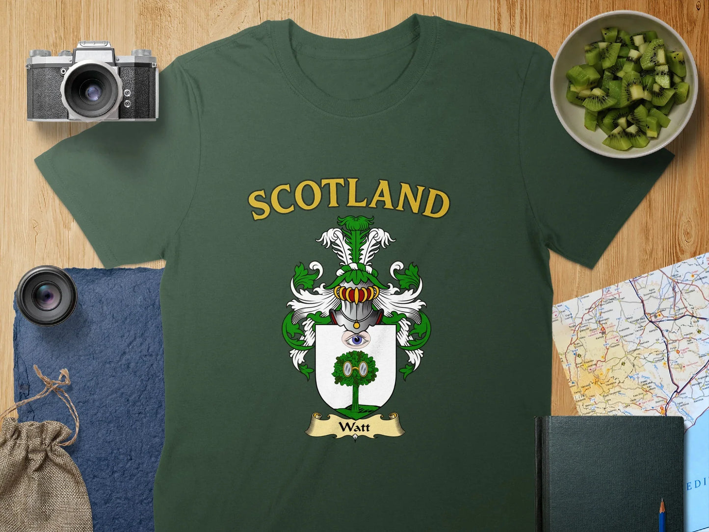 Scotland Watt Family Crest Design T-shirt product