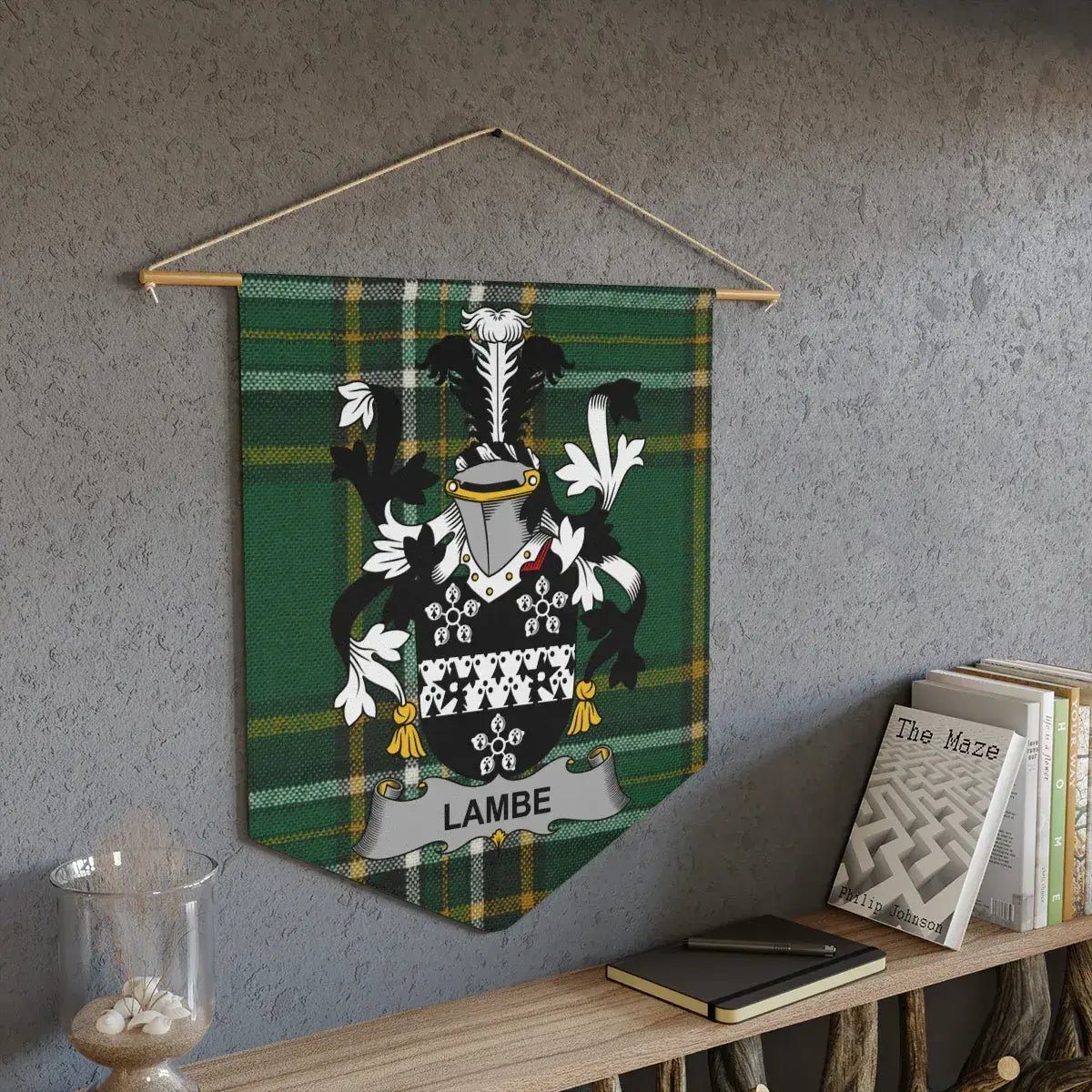 Lambe Scottish Family Crest Plaid Tapestry Home Decor product