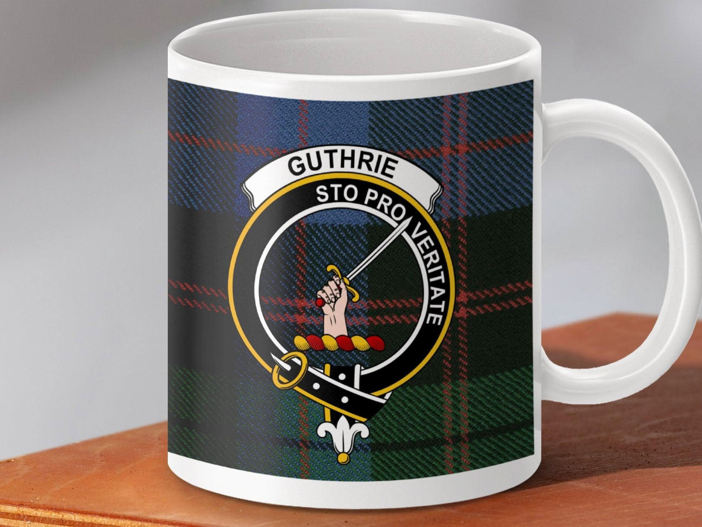 Clan Guthrie Sto Pro Veritate Crest Mug product
