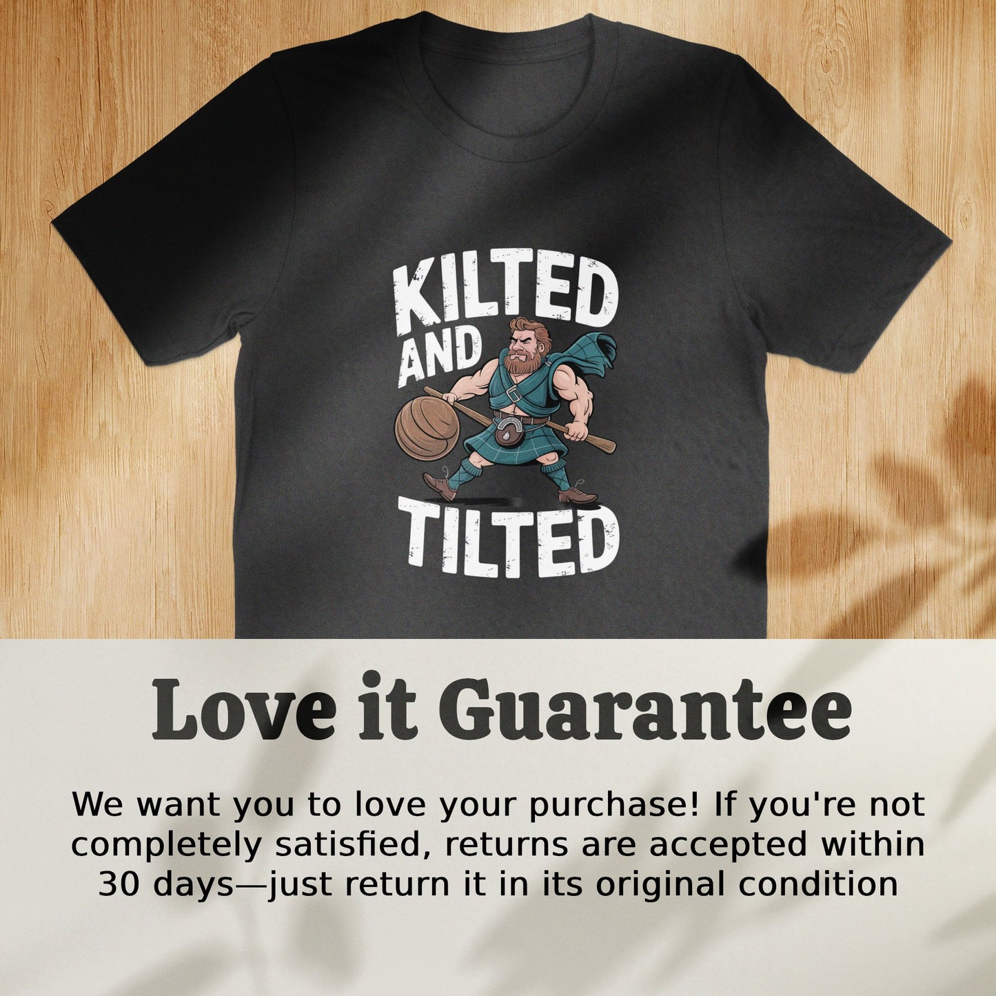 Kilted And Tilted Unique Graphic Shirt product type
