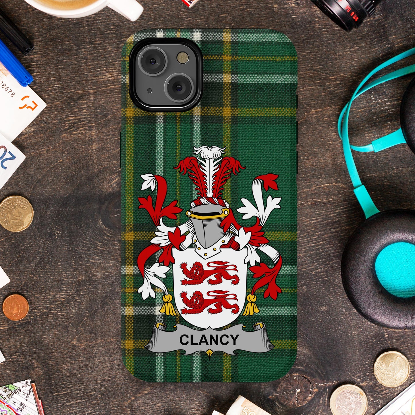 Stylish Clancy Family Crest Phone Case product type